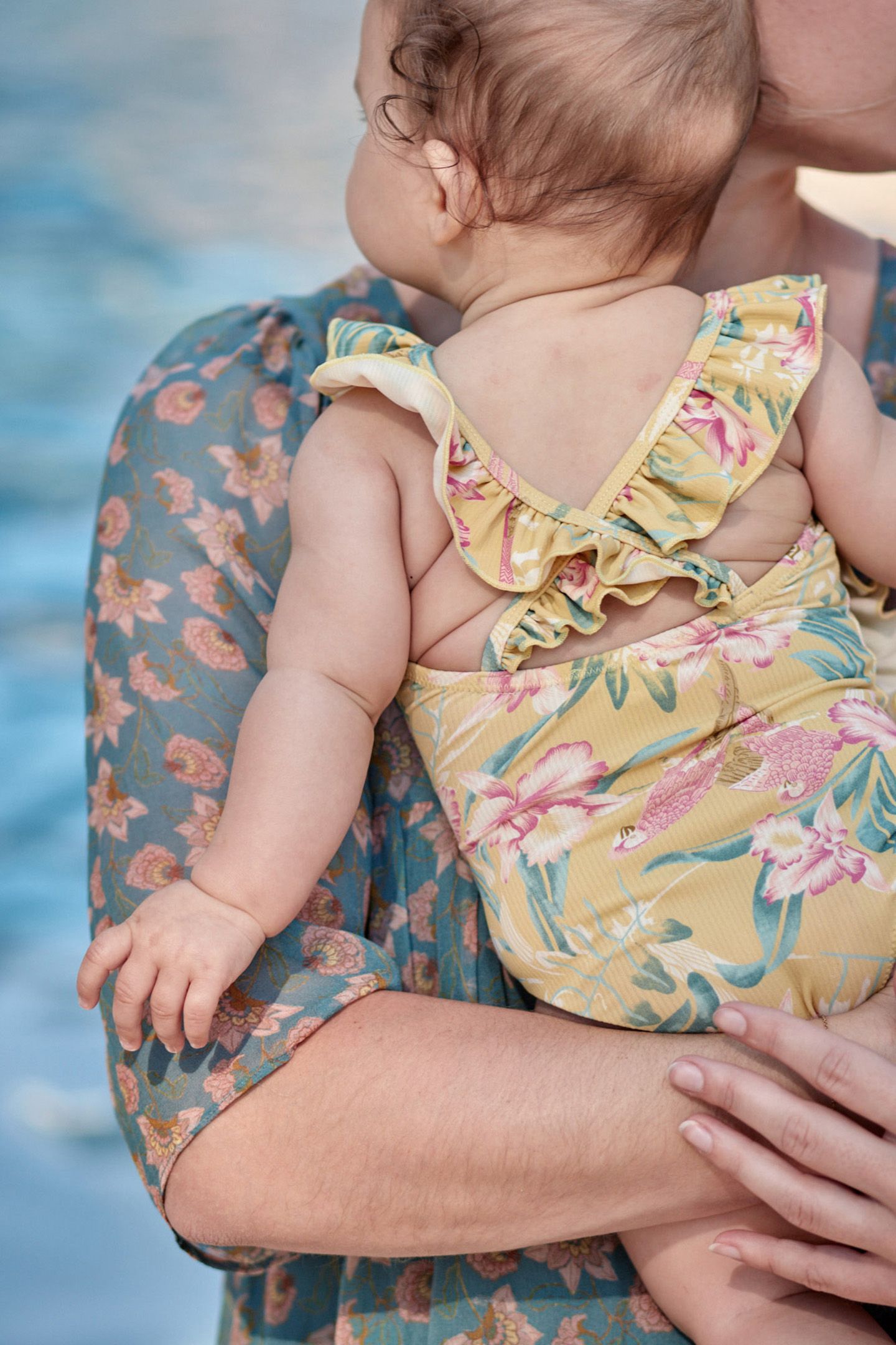 BATHING SUIT MOSILLOS SOFT HONEY PARROTS 7