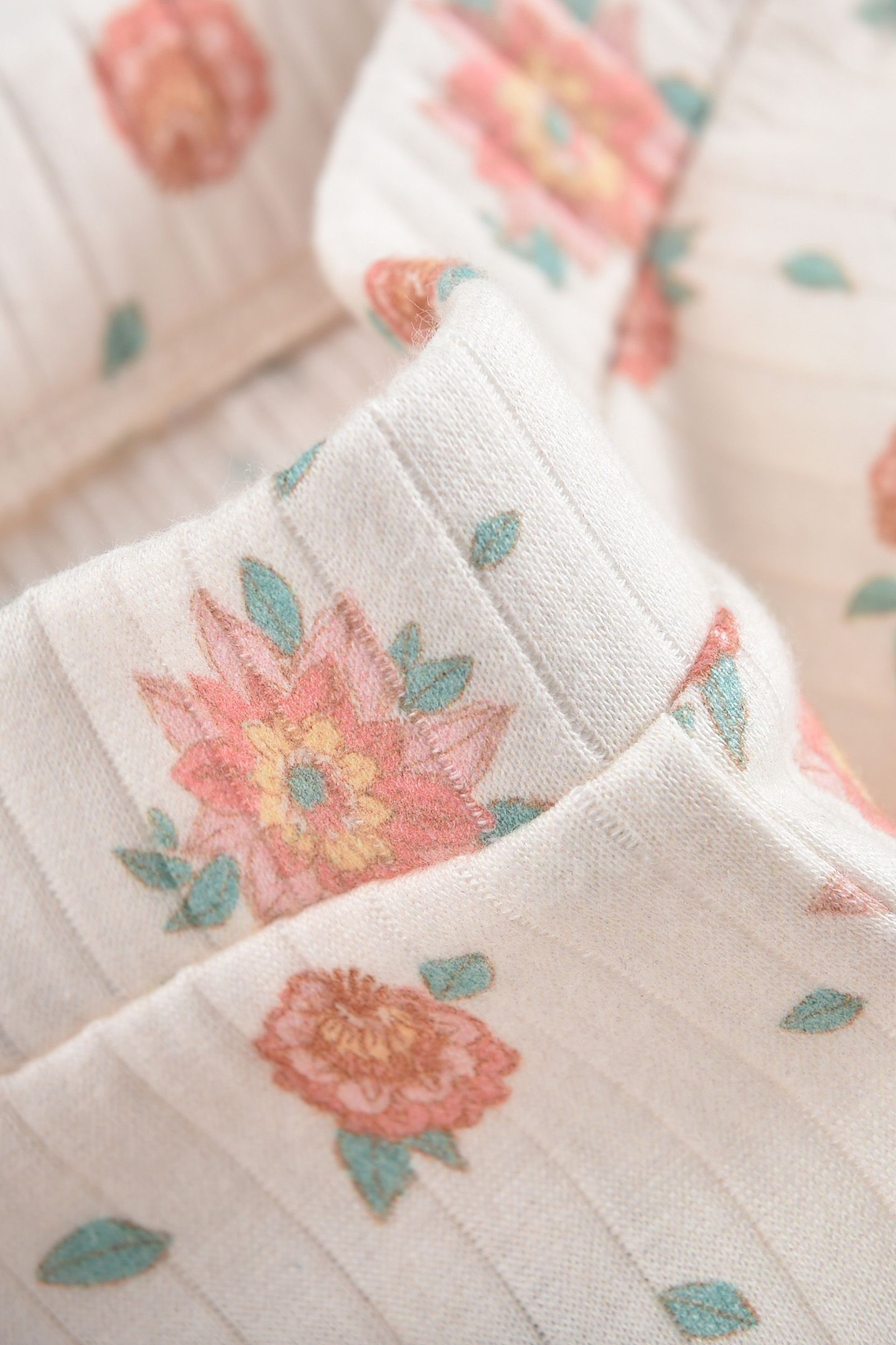 LEGGINGS ANANDOU OFF-WHITE FLOWERS 8