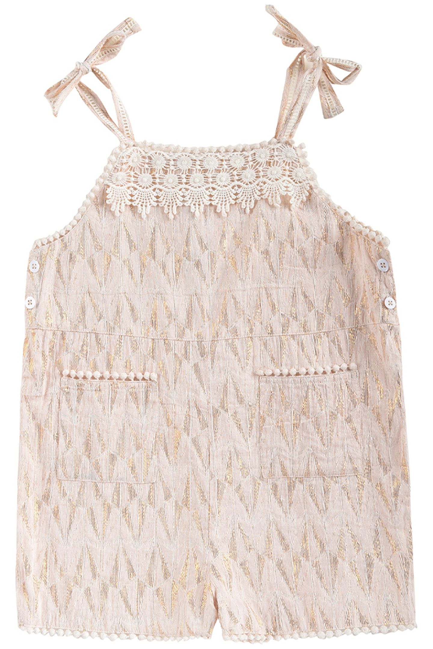 OVERALLS PANOLO BLUSH PSYCHE LUREX 2