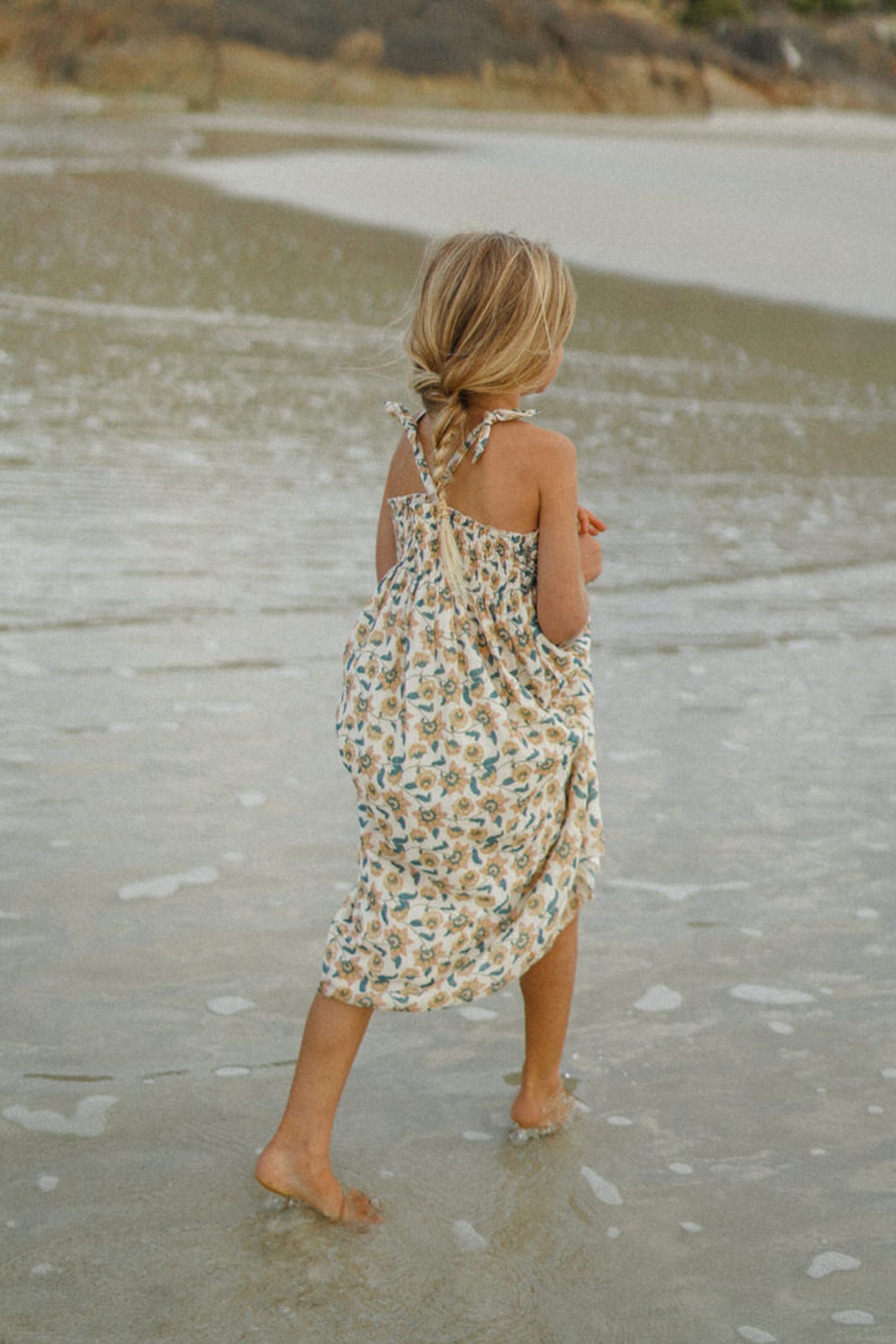 DRESS MARCELINE CREAM FLOWERS 6
