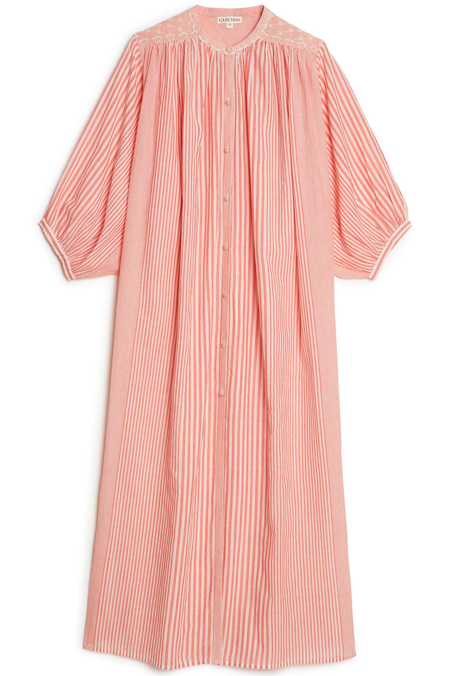 DRESS DEEPALINA STRAWBERRY STRIPES 1
