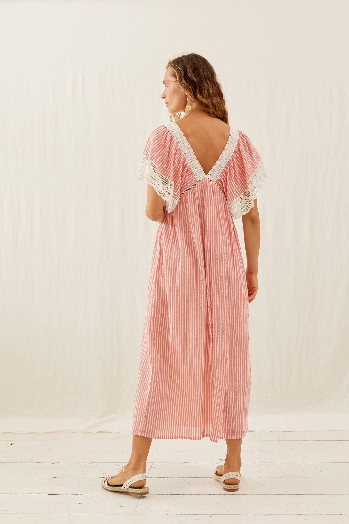 DRESS ASHILA STRAWBERRY STRIPES 2