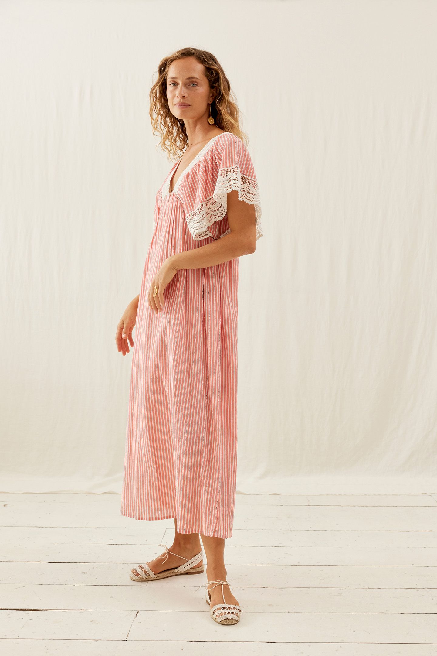 DRESS ASHILA STRAWBERRY STRIPES 3
