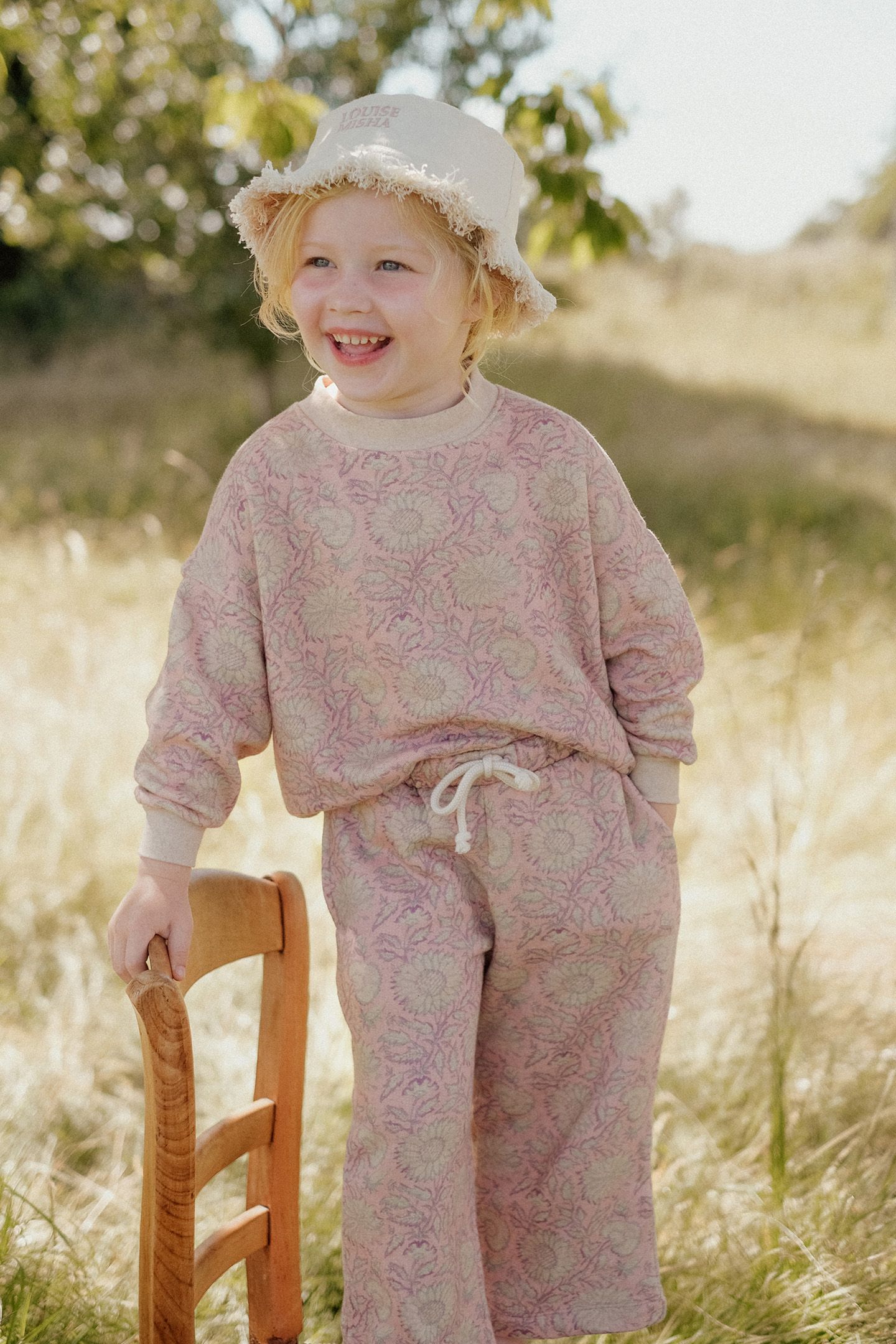 SWEAT PANTS YSALIA PINK DAISY GARDEN 7
