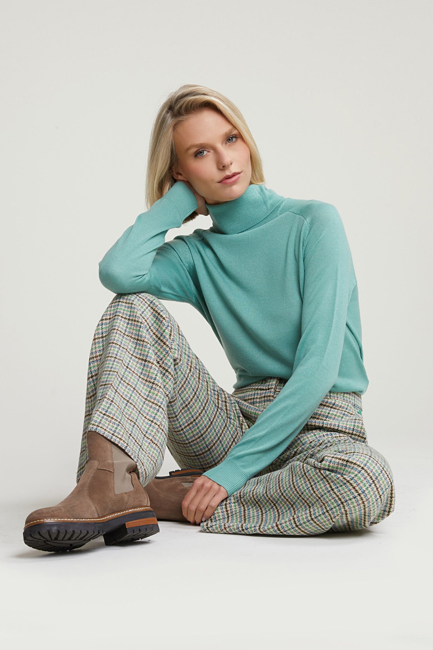 MULTI CHECKED PANTS 3