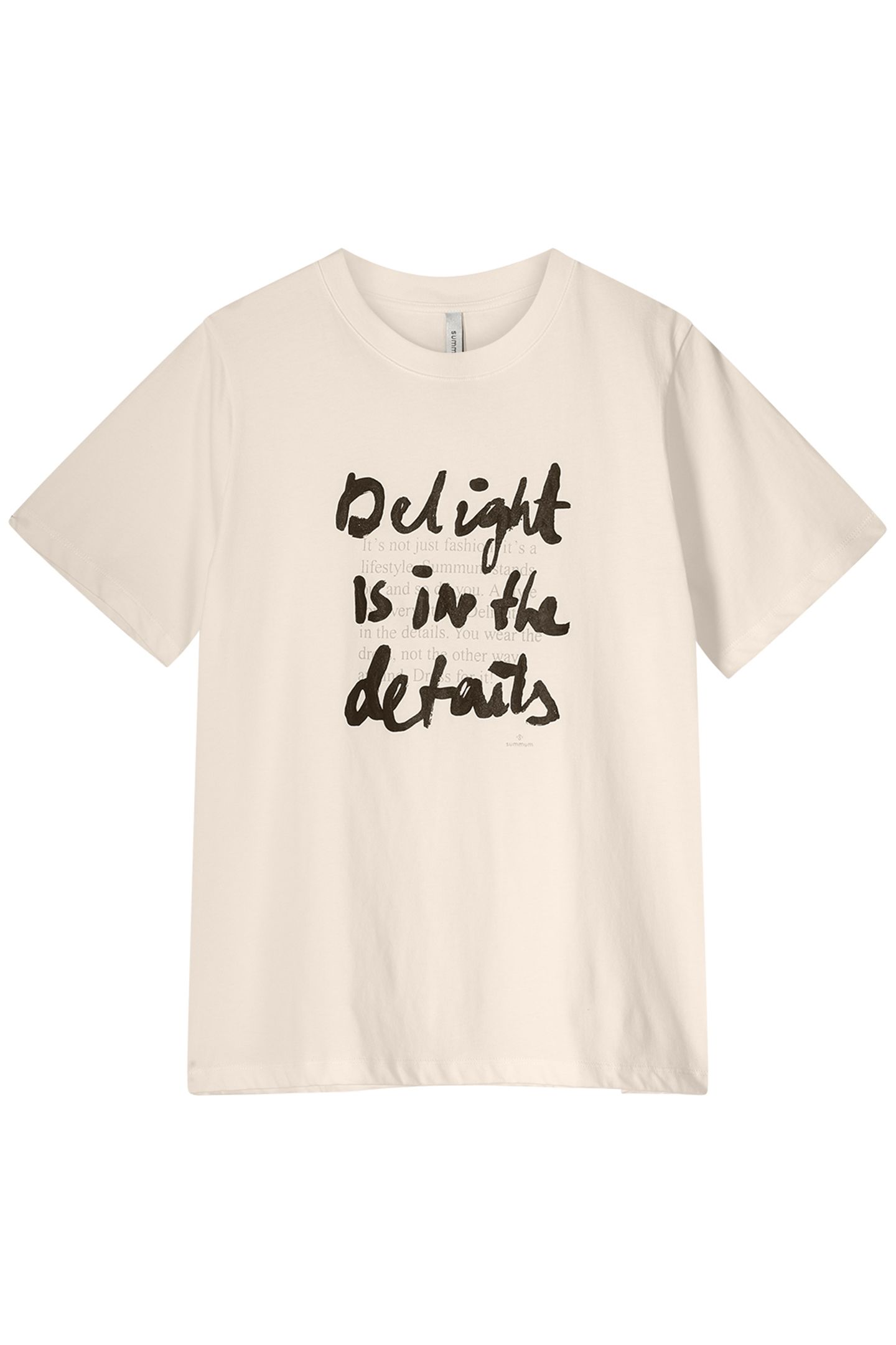 ROUND NECK T-SHIRT IVORY 3