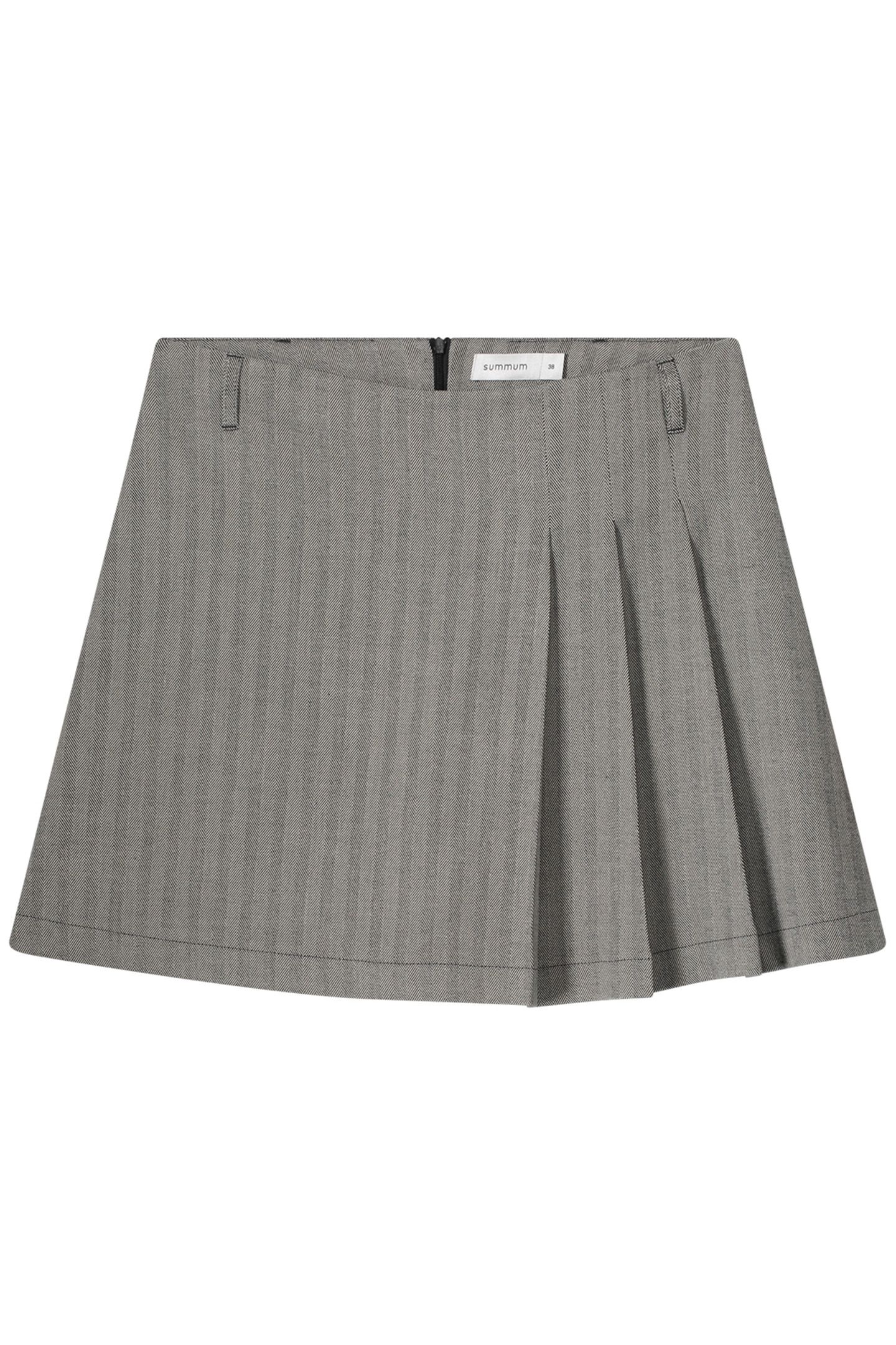 SKIRT HERRINGBONE BLACK 4