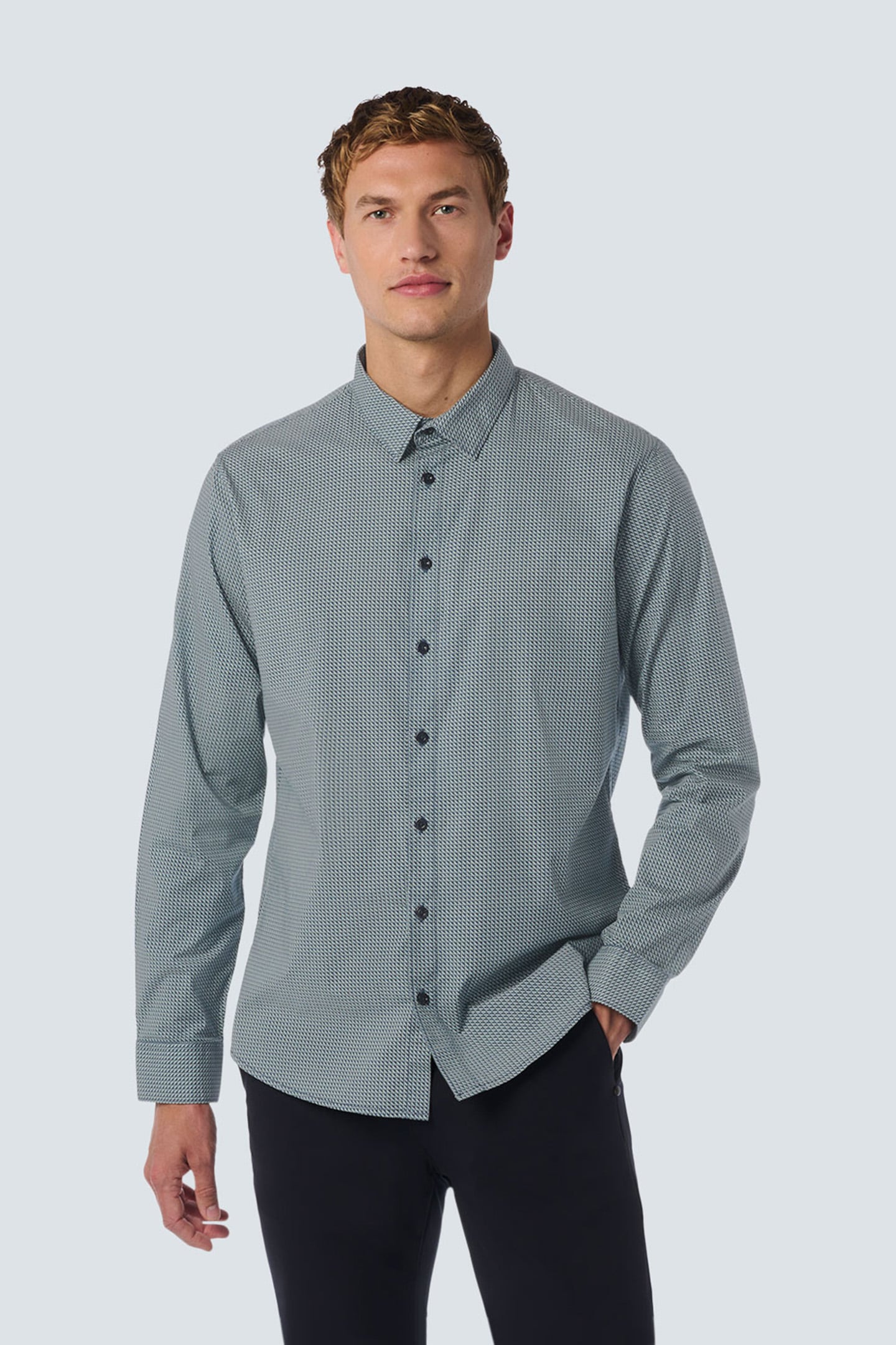 SHIRT STRETCH ALLOVER PRINTED NIGHT 1