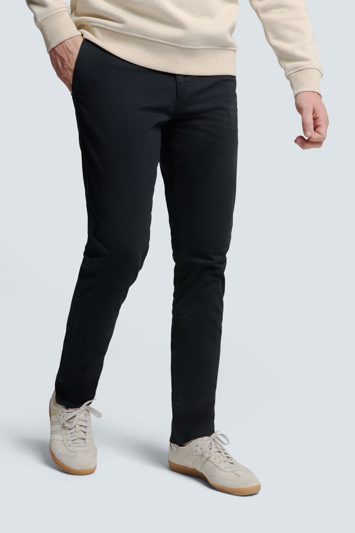 PANTS STRETCH GARMENT DYED NIGHT 1