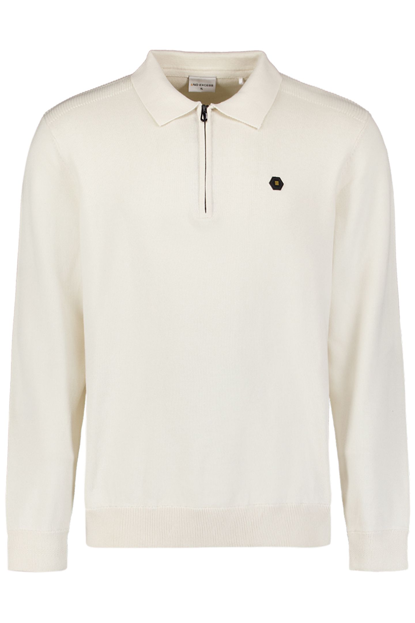 PULLOVER POLO HALF ZIPPER SOLID KNIT KIT 1