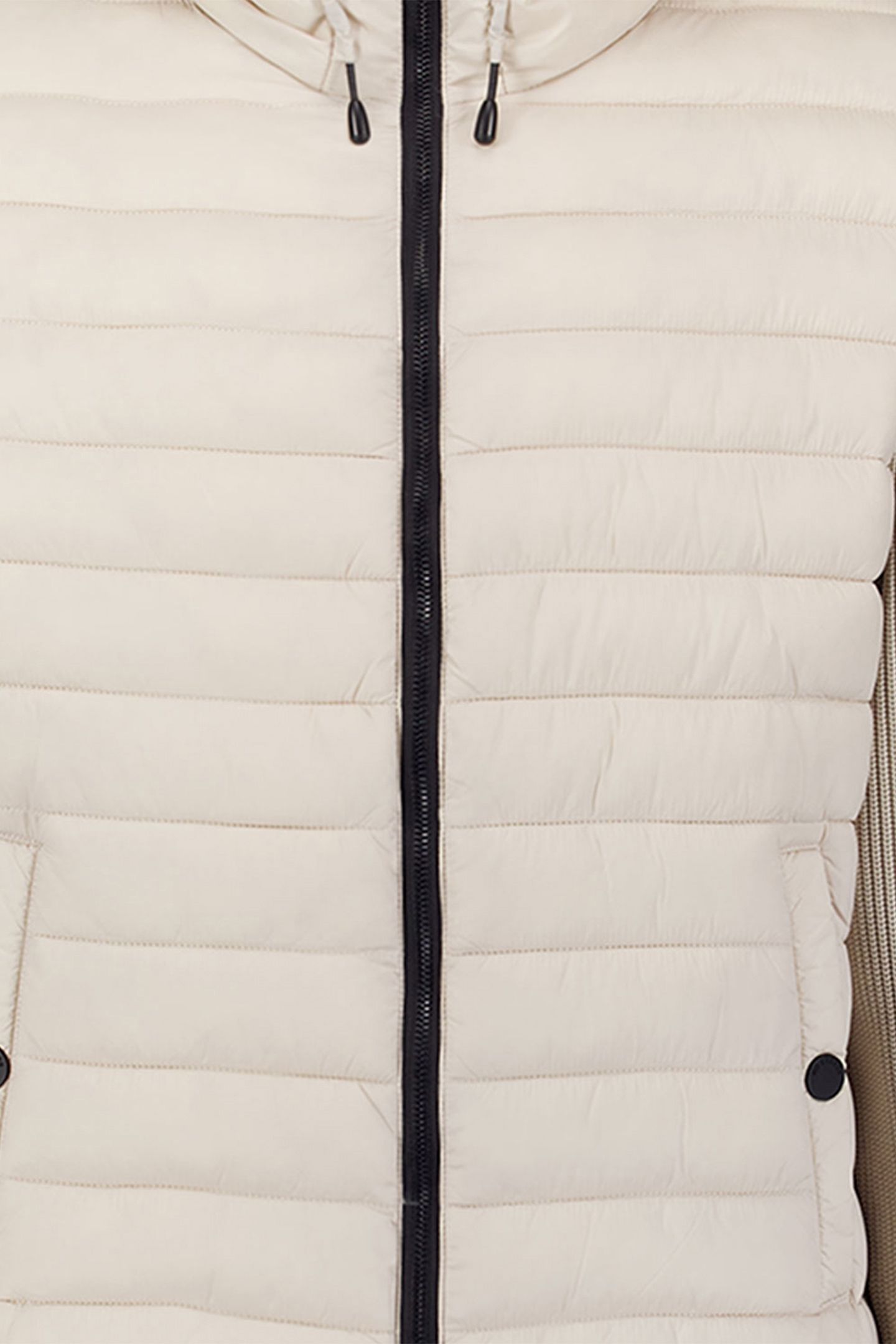 JACKET HOODED PADDED MIX WITH KNIT KIT 3