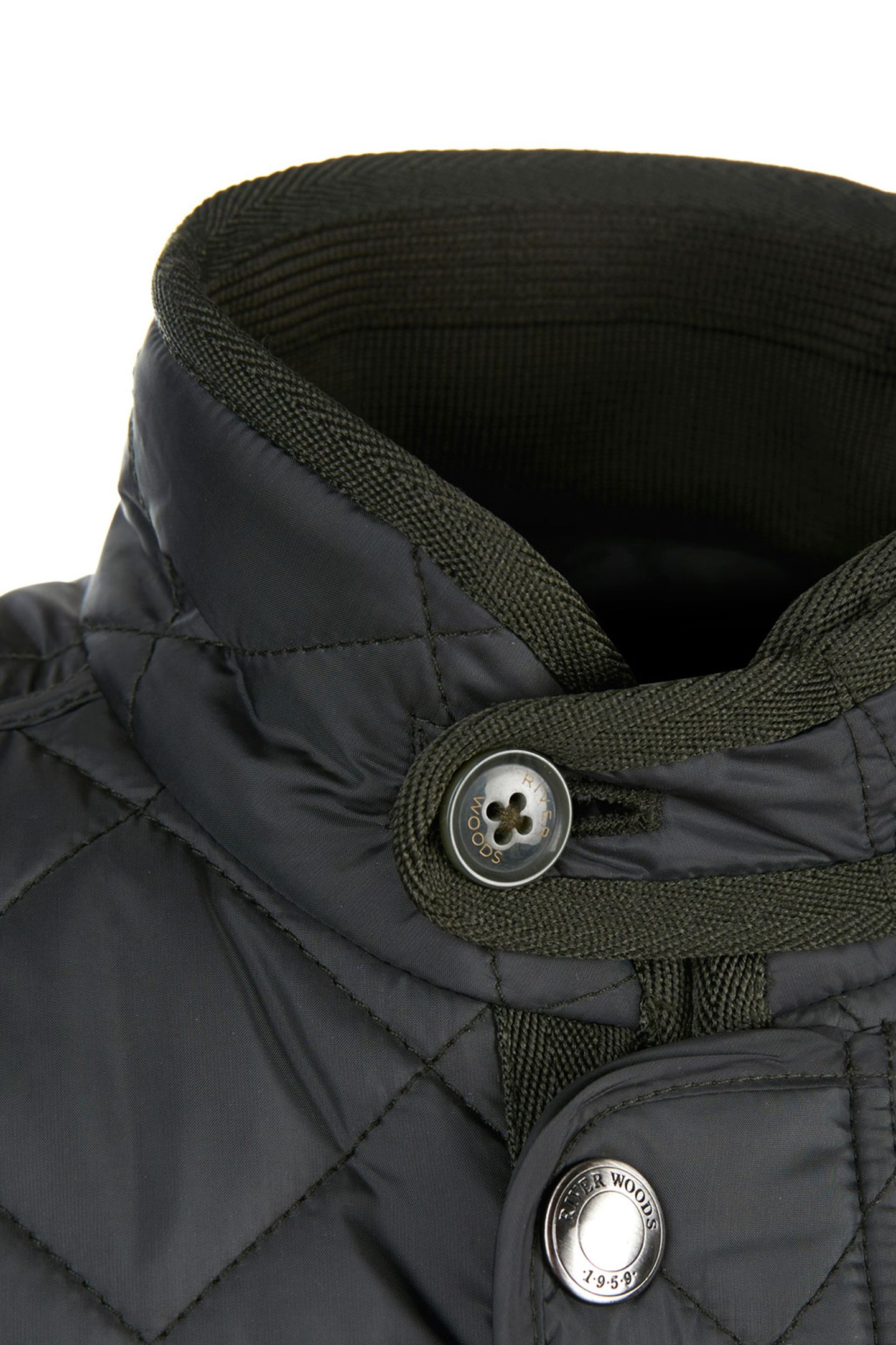 BASIC DIAMOND QUILTED JKT GREEN 2