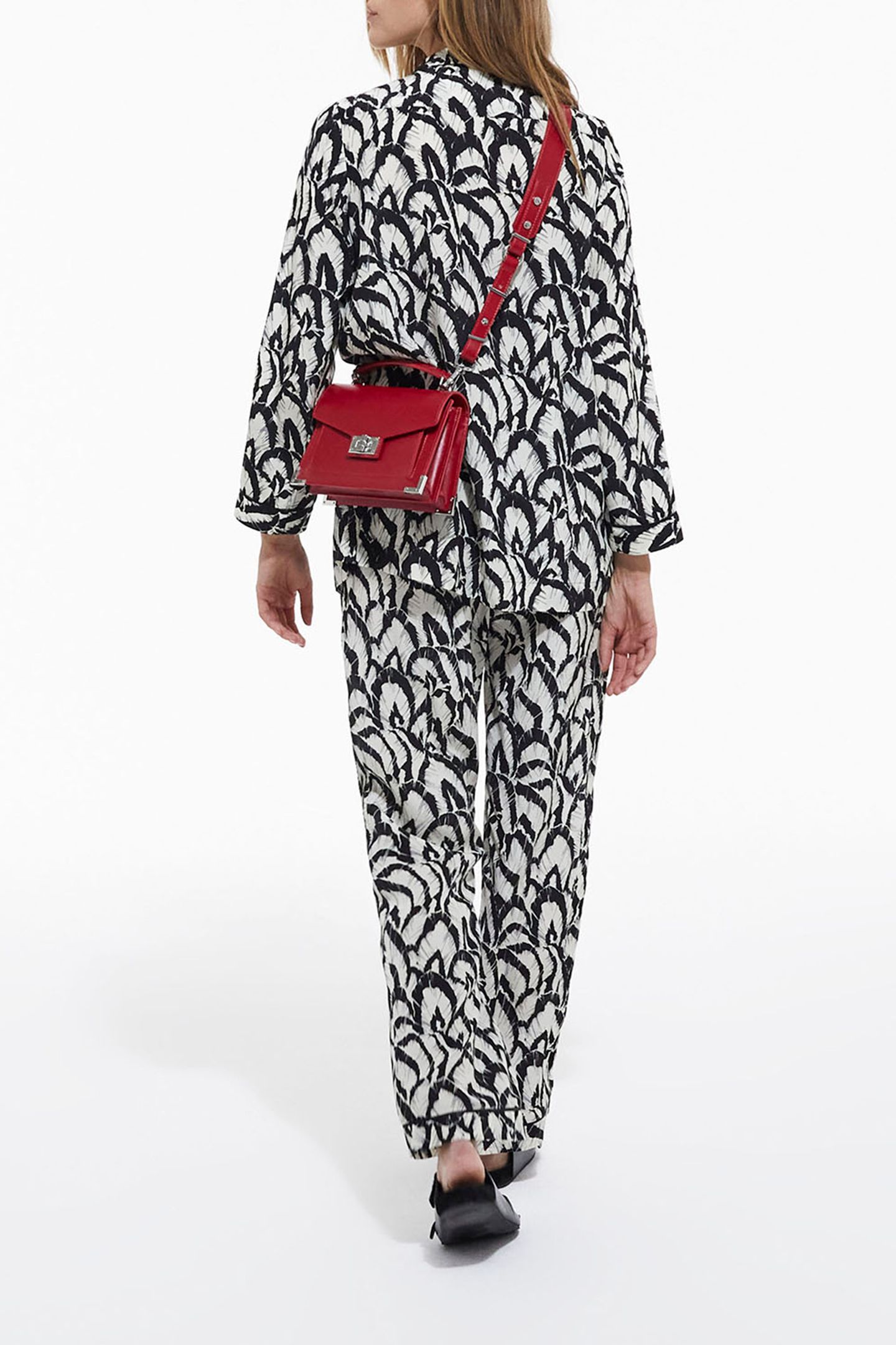 ELASTIC WAIST PANTS WITH BACK POCKET DETAIL 3
