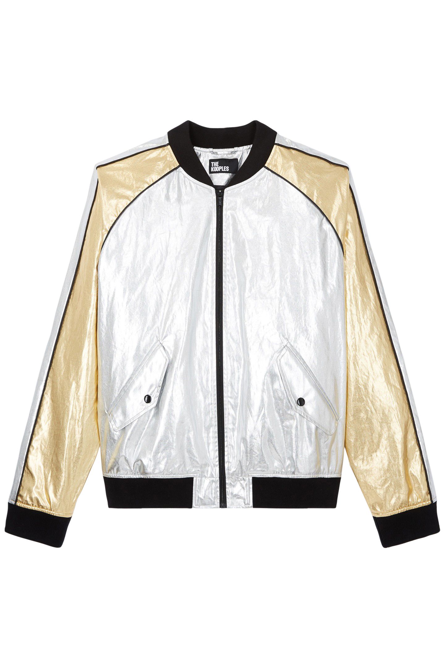 BLOUSON BI COLOR SILVER & GOLD SILVER/GOLD 1
