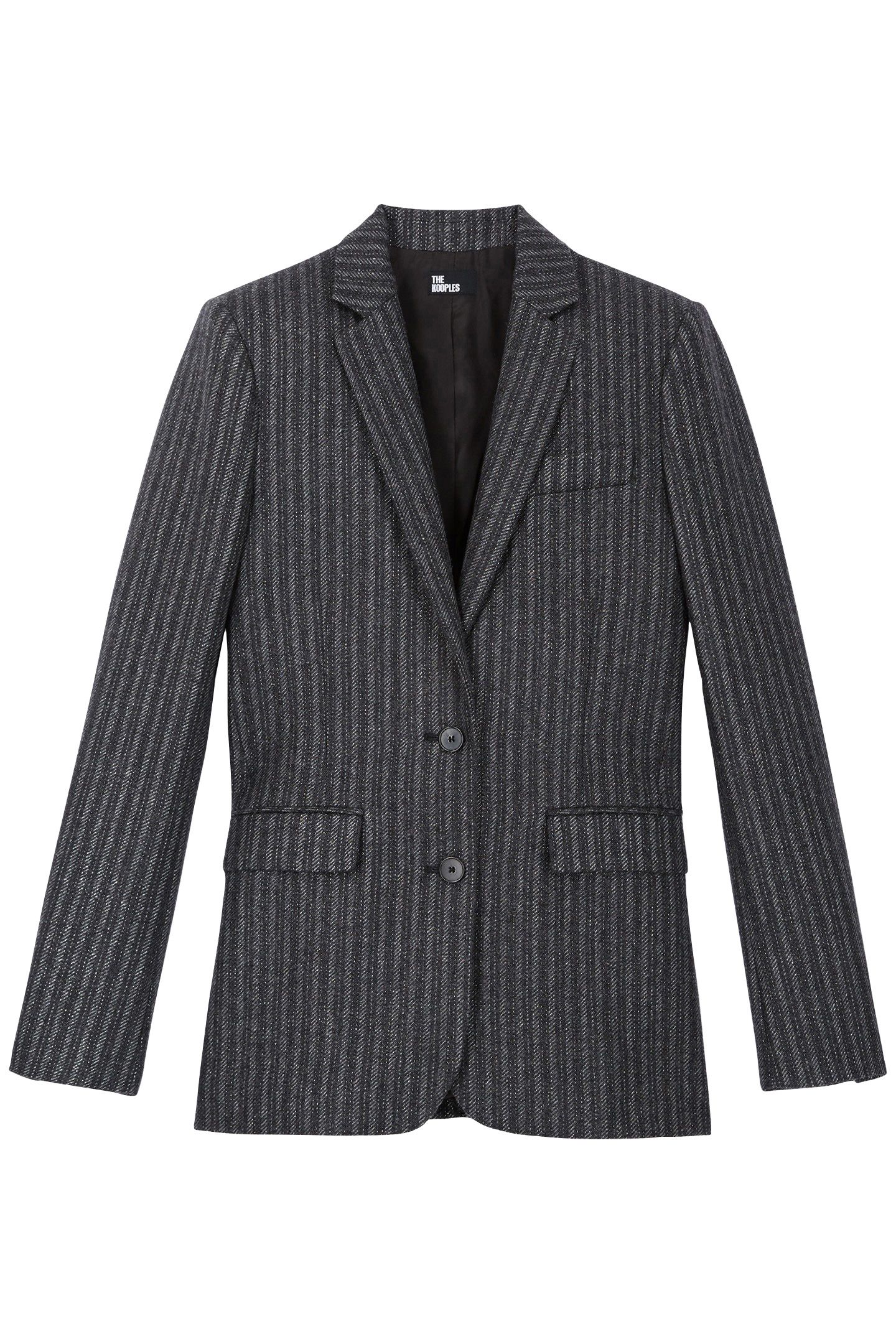 SINGLE CROSSED JACKET BLACK 3
