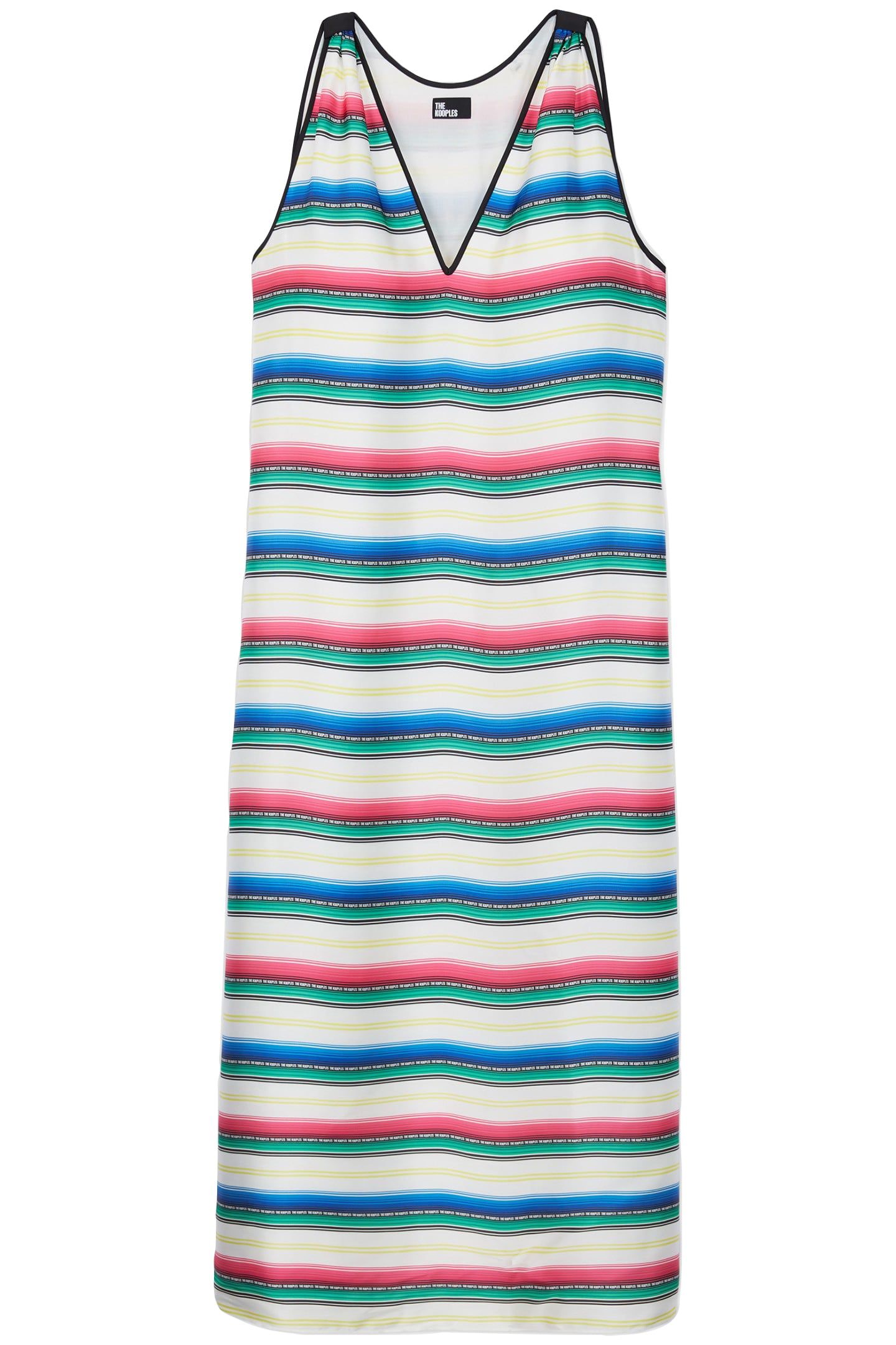 LONG SLEEVELESS DRESS MULTICOLOR 1
