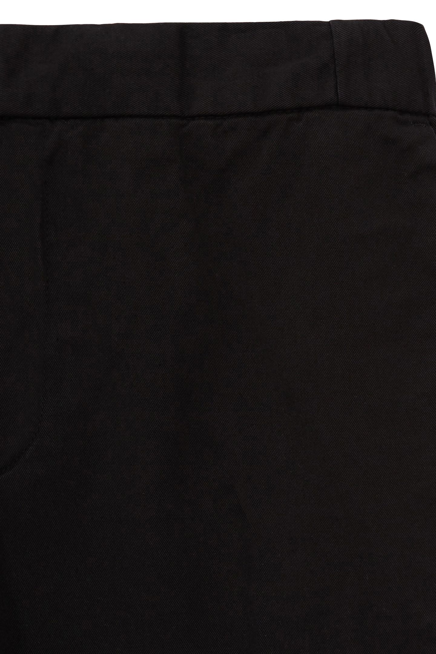 STRAIGHT PANTS WITH SEMI-ELASTICATED WAISTBAND BLACK 6