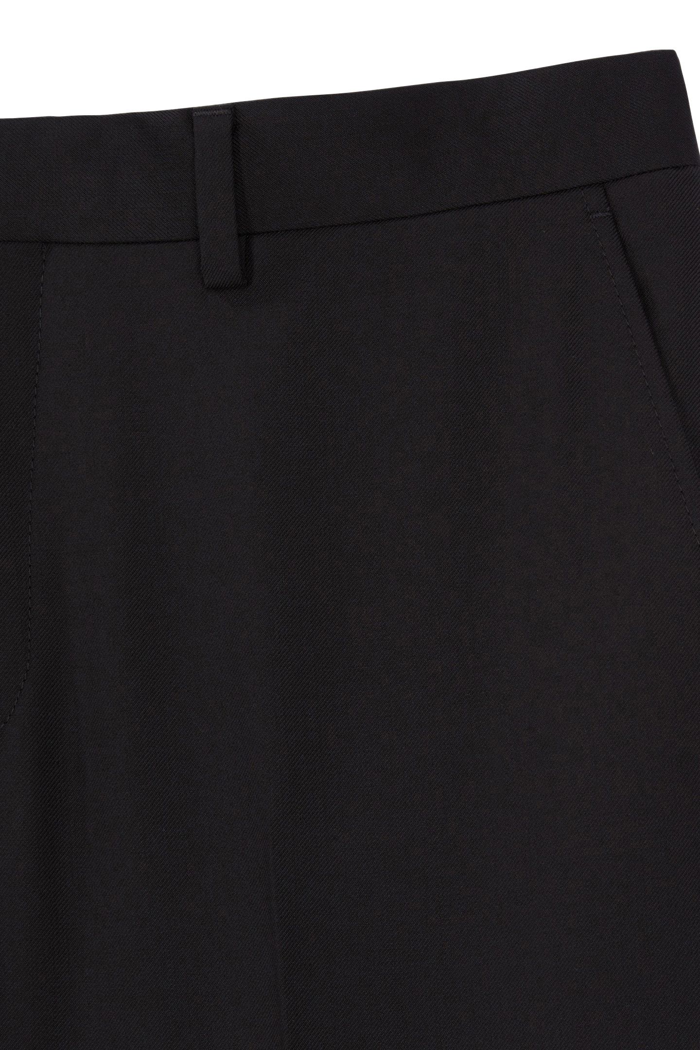 STRAIGHT SUIT TROUSERS BLACK 2