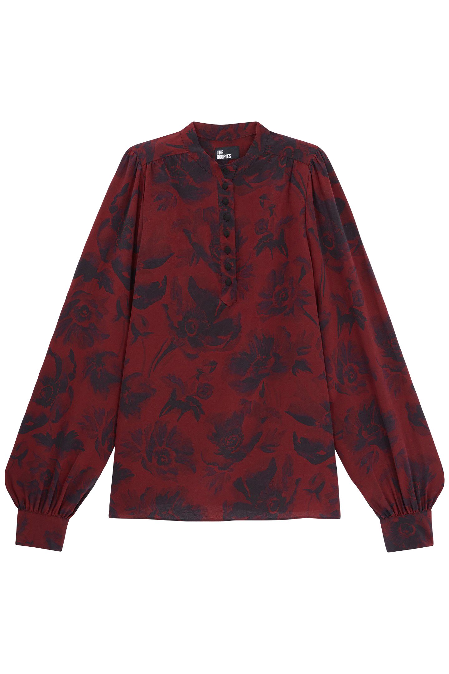 TOP AMPLE ML ENCOLURE V BLACK-BURGUNDY 4