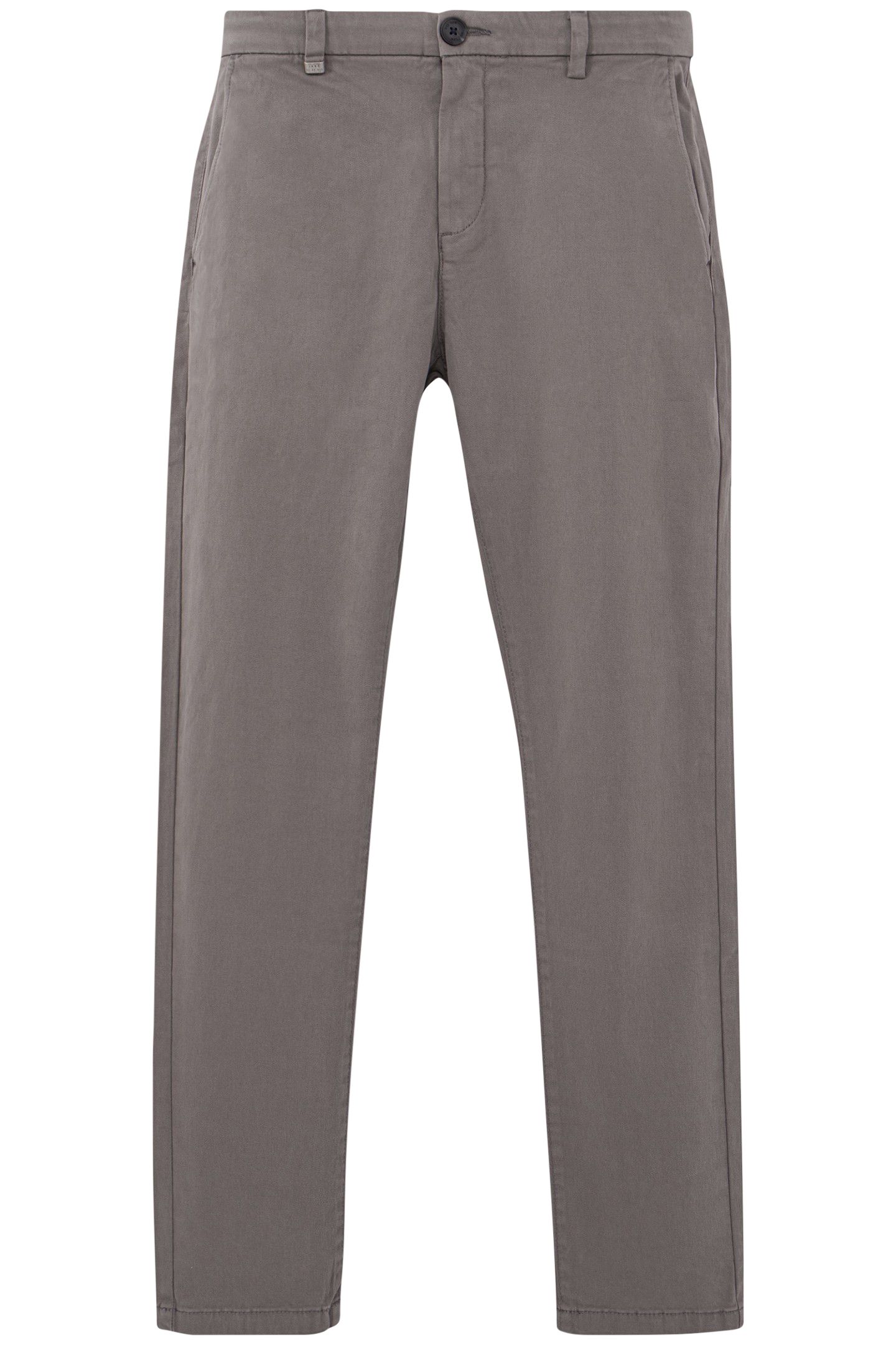 SLIM CHESTNUT CHINO PANTS 4