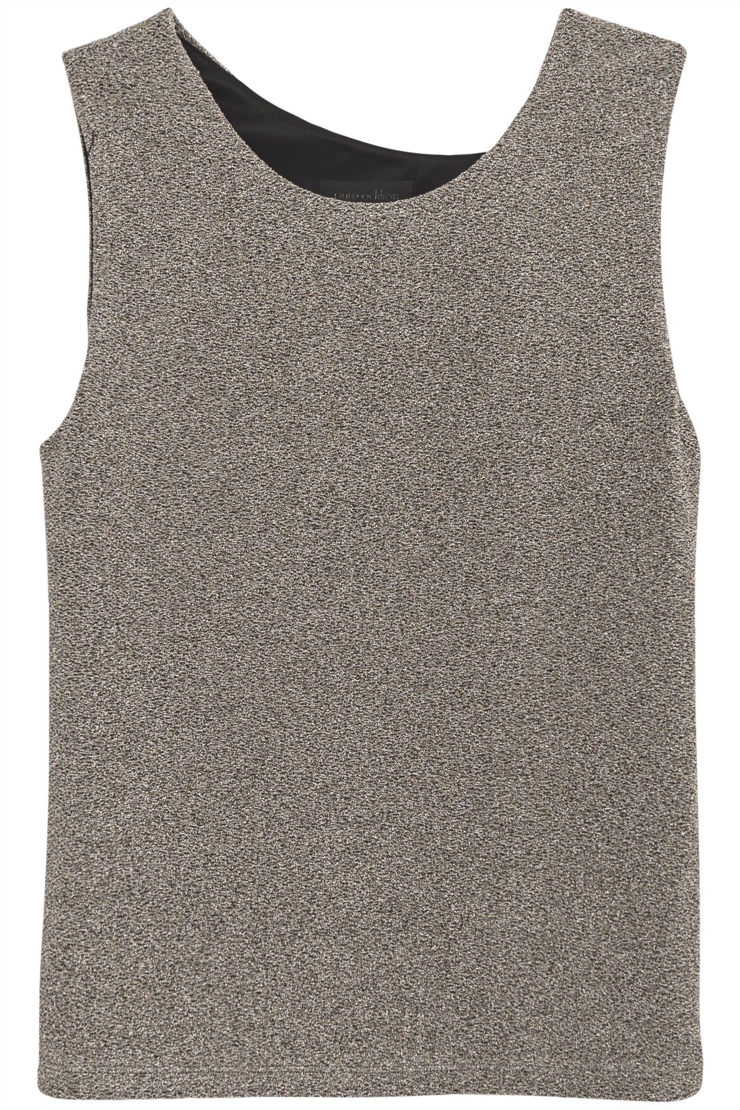 PURE EDITION-ASYMMETRICAL LUREX MESH TOP 4