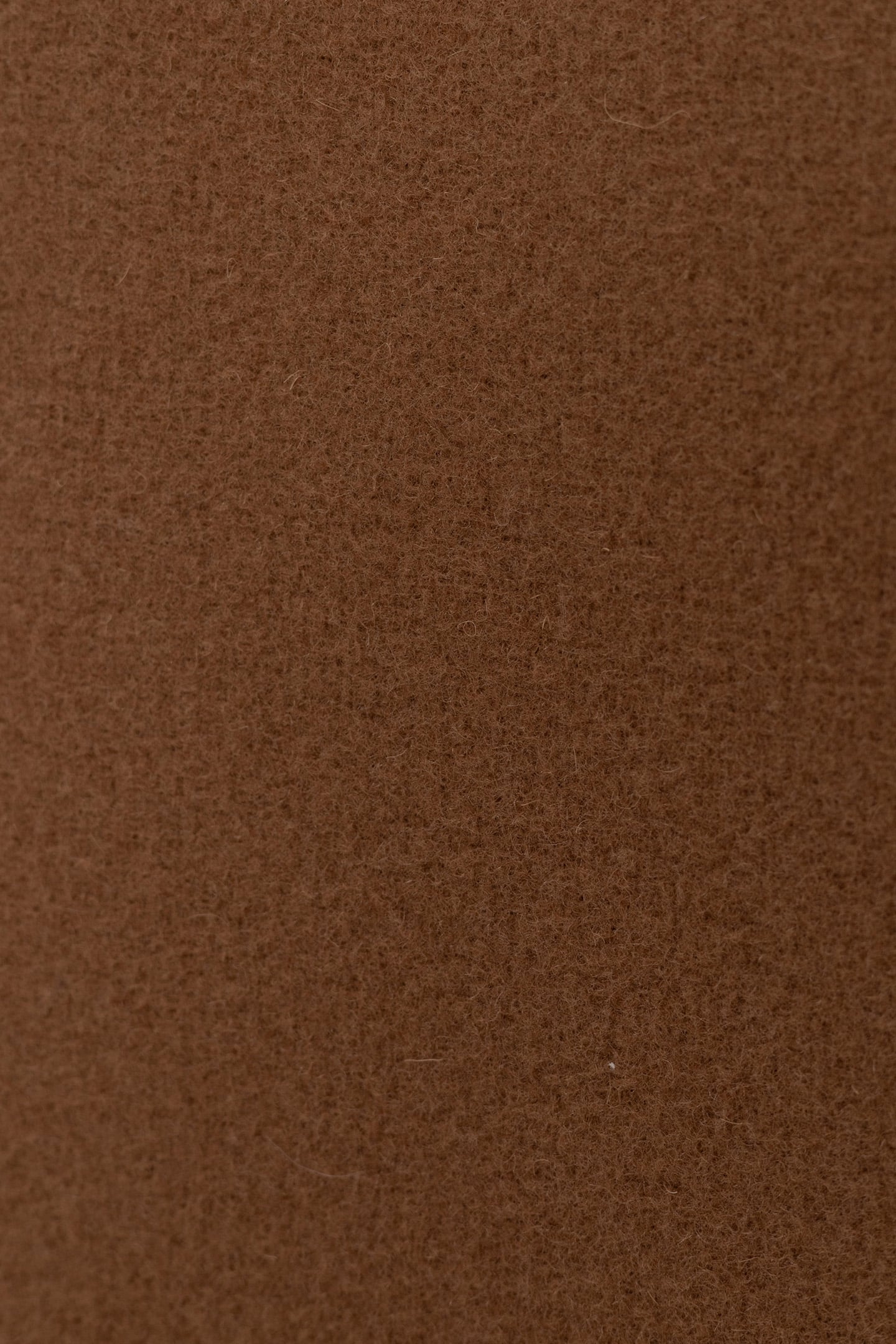 LONG CAMEL PEA COAT WITH STITCHED NYLON DETAILS 4