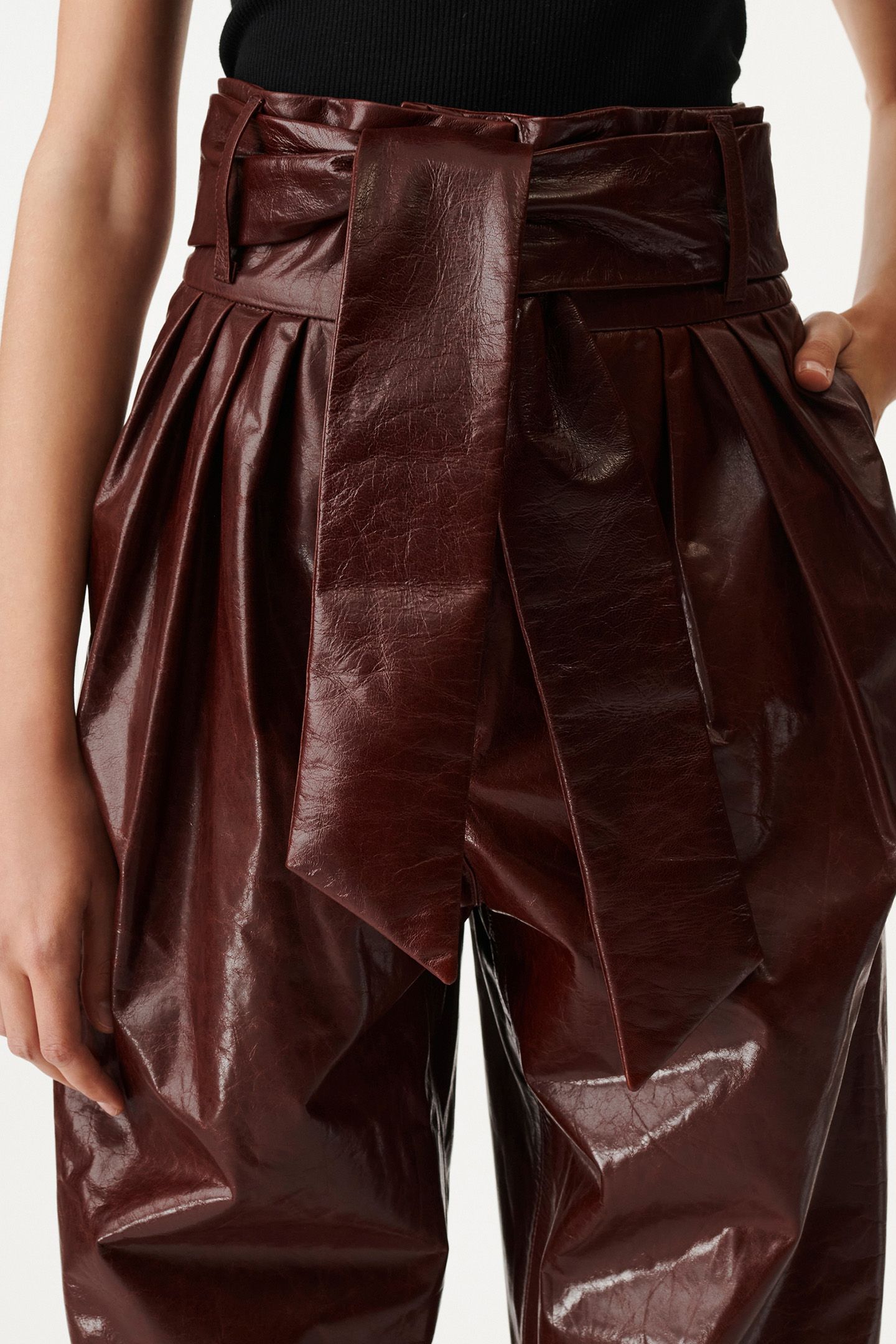 SALIL TROUSER GARNET 4