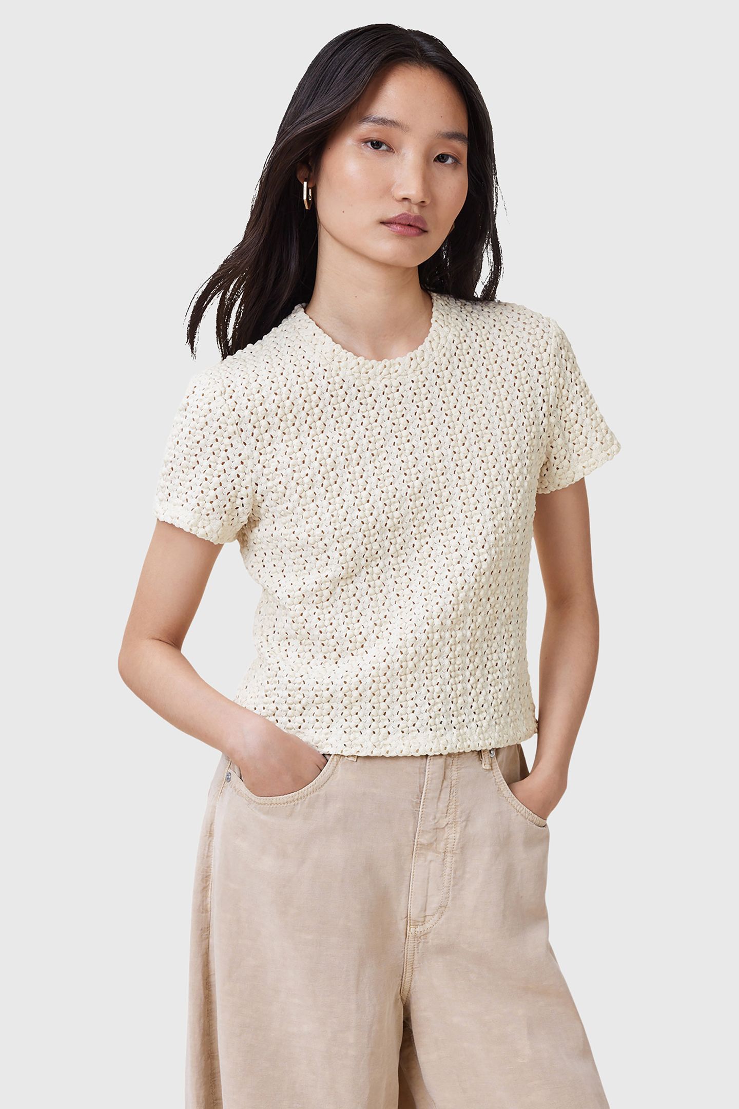 KARMA STEVIE TEE CHALK WHITE 1