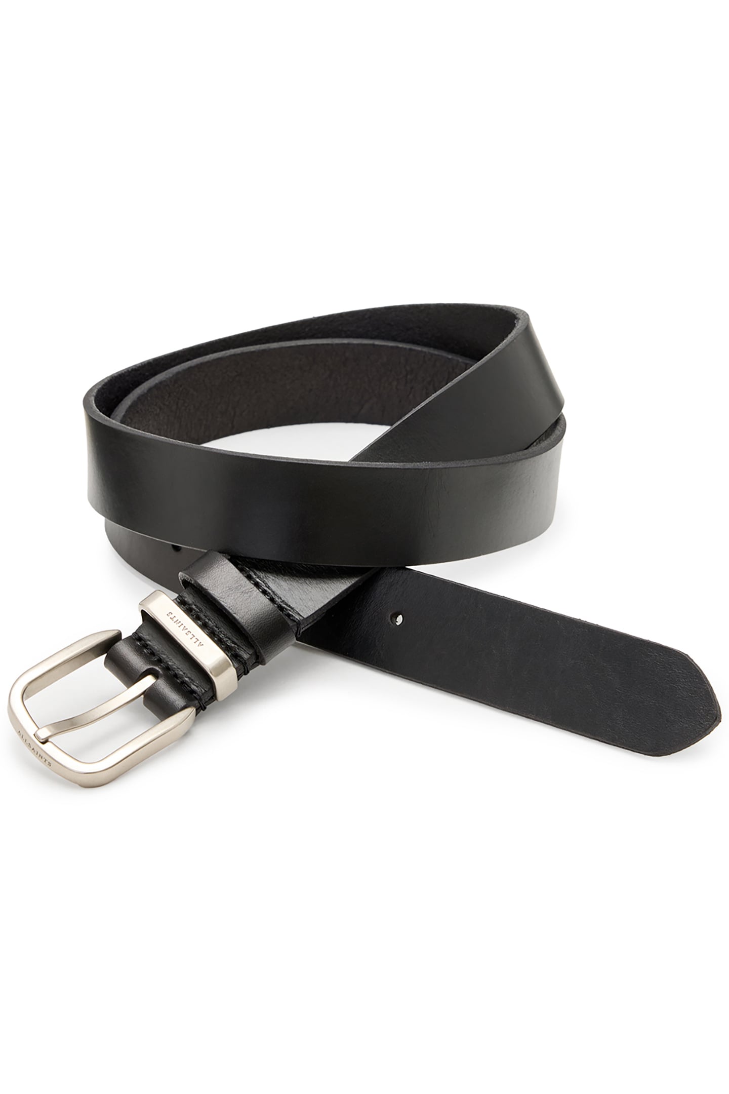 ANGUS BELT BLACK/DULL NICKEL 1