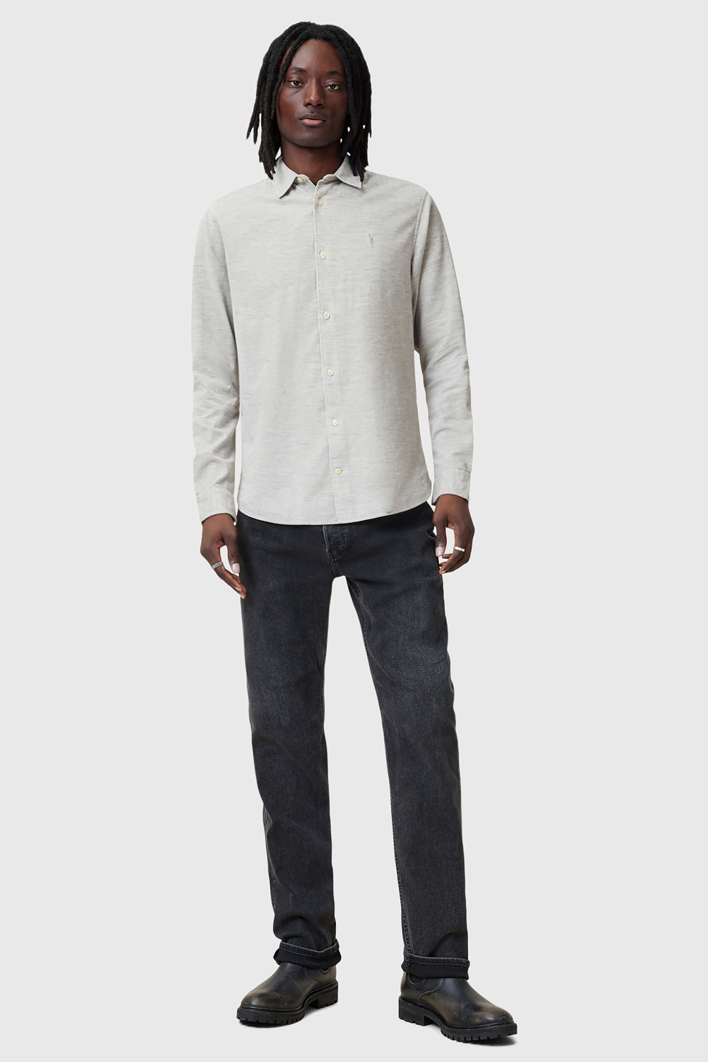 LORELLA LS SHIRT WHISPER GREY 3