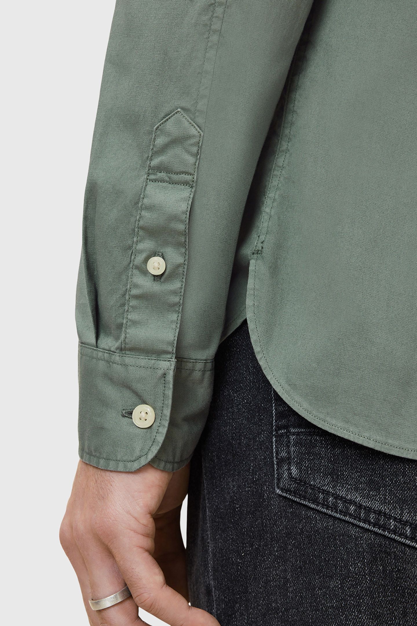 HAWTHORNE LS SHIRT SMOKEY GREEN 6