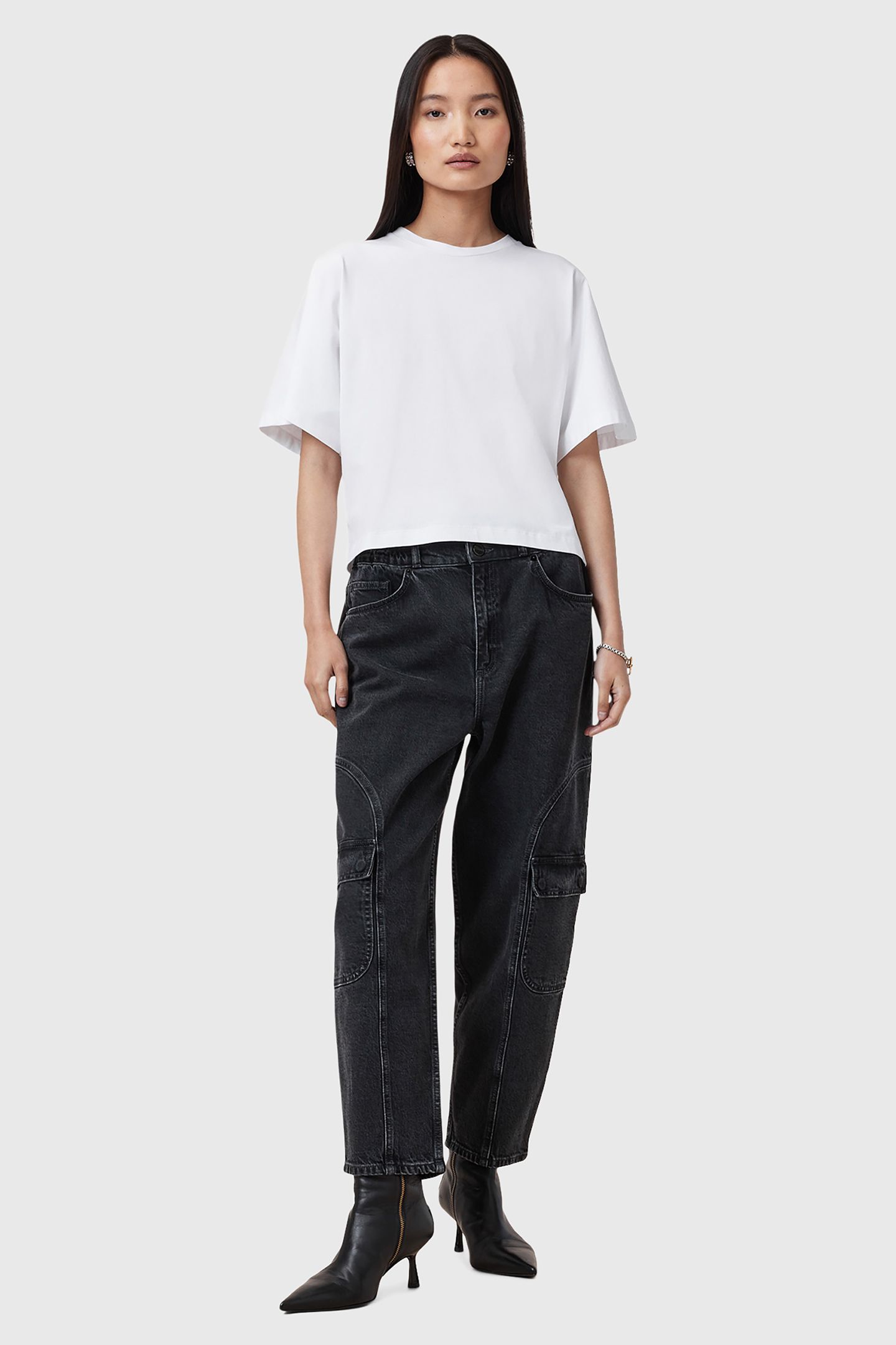 DAISY MAE JEAN WASHED BLACK 6