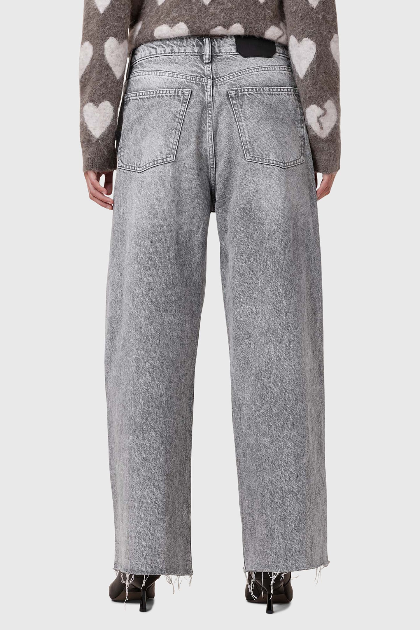 AKI CROSSOVER JEAN WASHED GREY 2