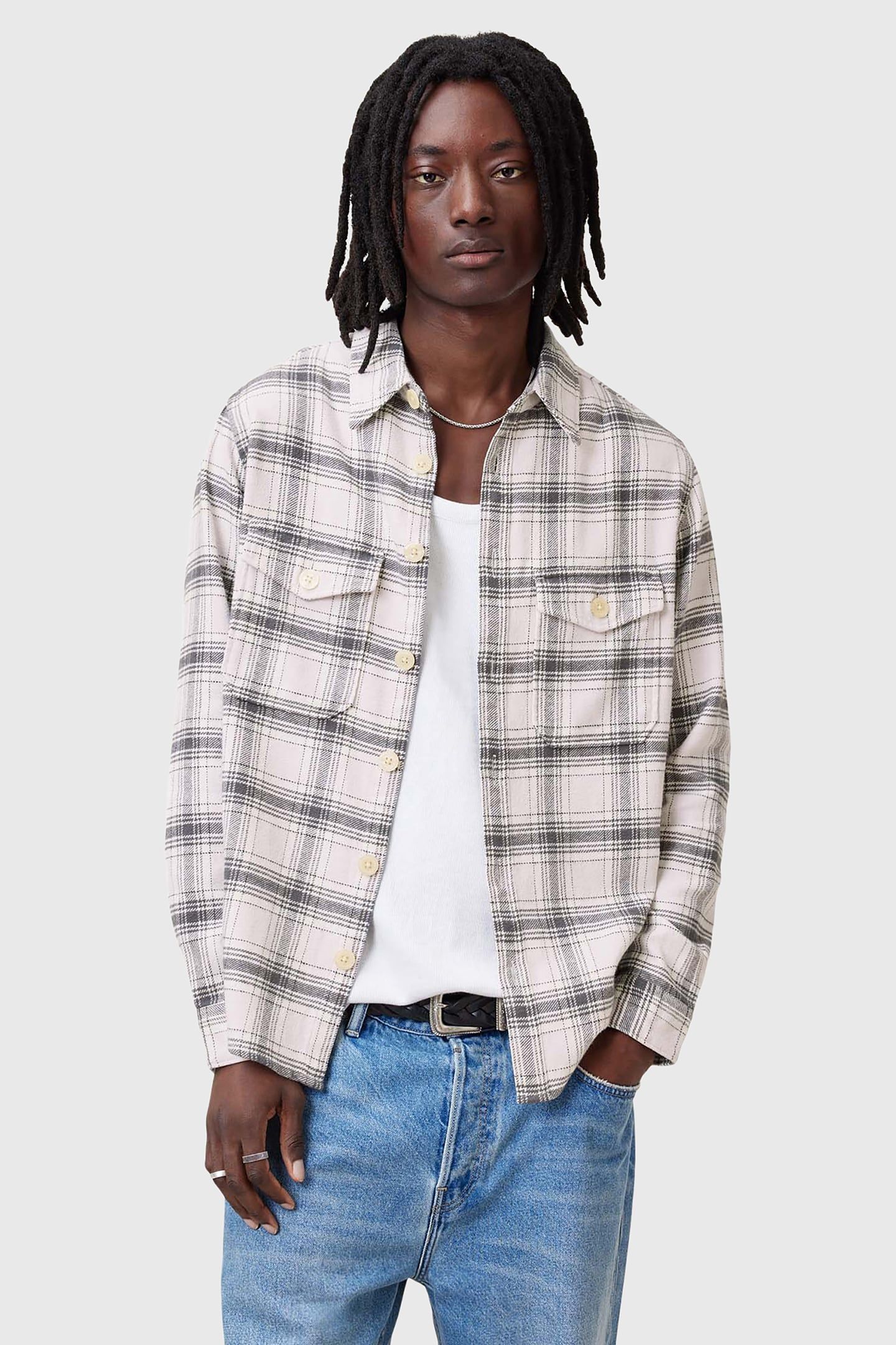HAMURA LS SHIRT ECRU 7