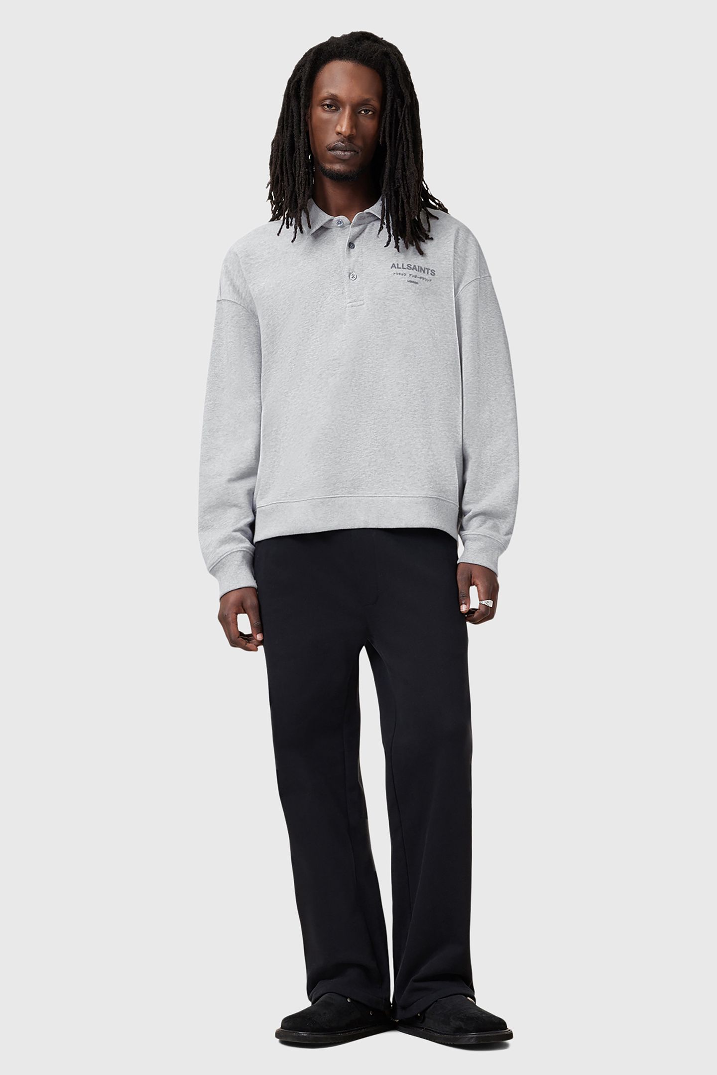 XANDER SWEAT POLO GREY MARL 3