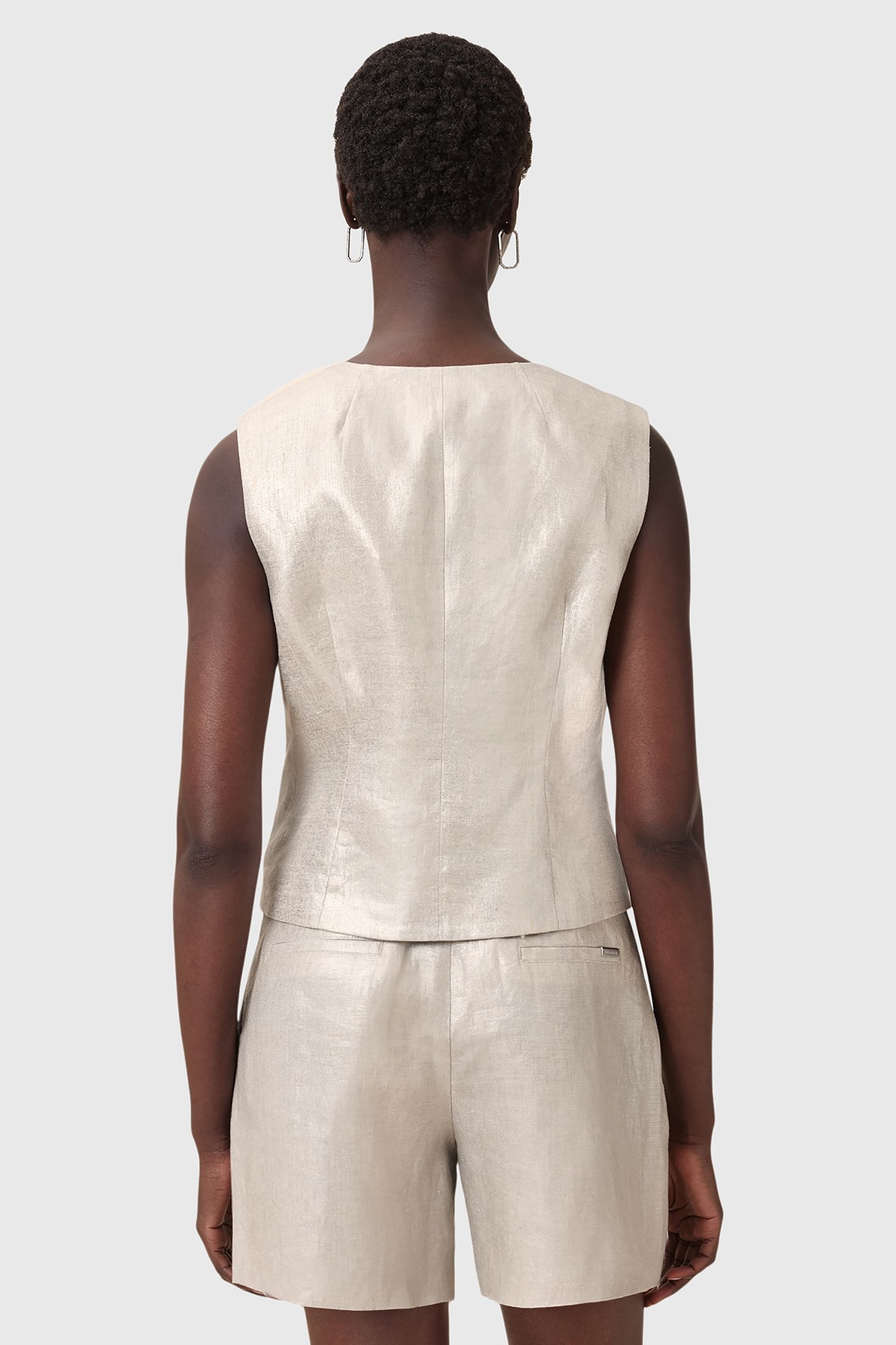 AVERIE WAISTCOAT SILVER GREY 2