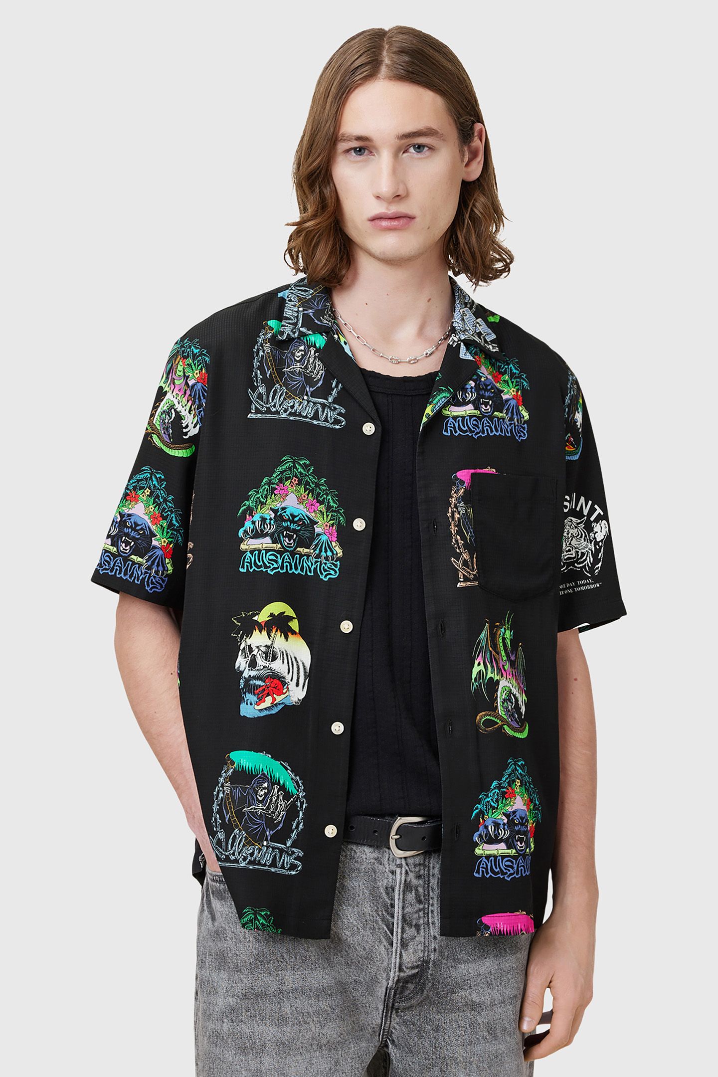 GNAR SS SHIRT JET BLACK 1