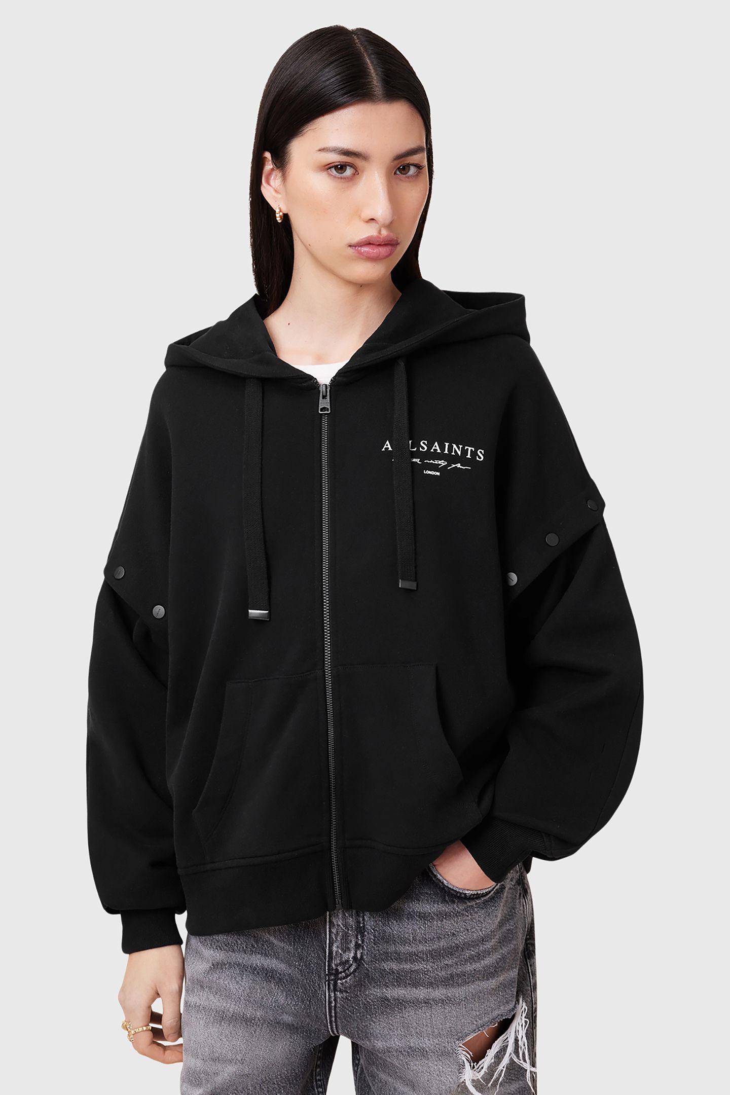 AROMA AMPHIA HOODY BLACK 1
