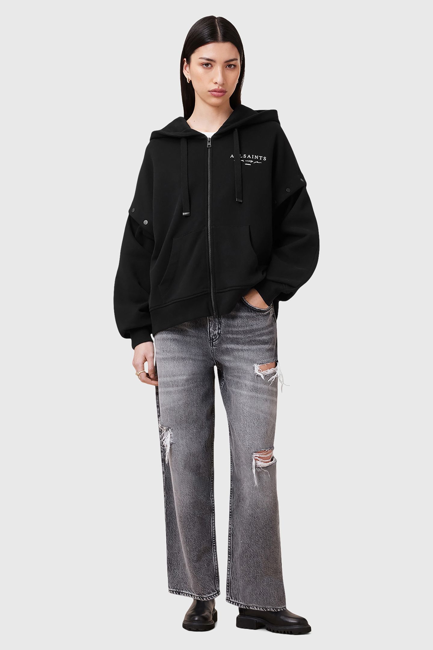 AROMA AMPHIA HOODY BLACK 3
