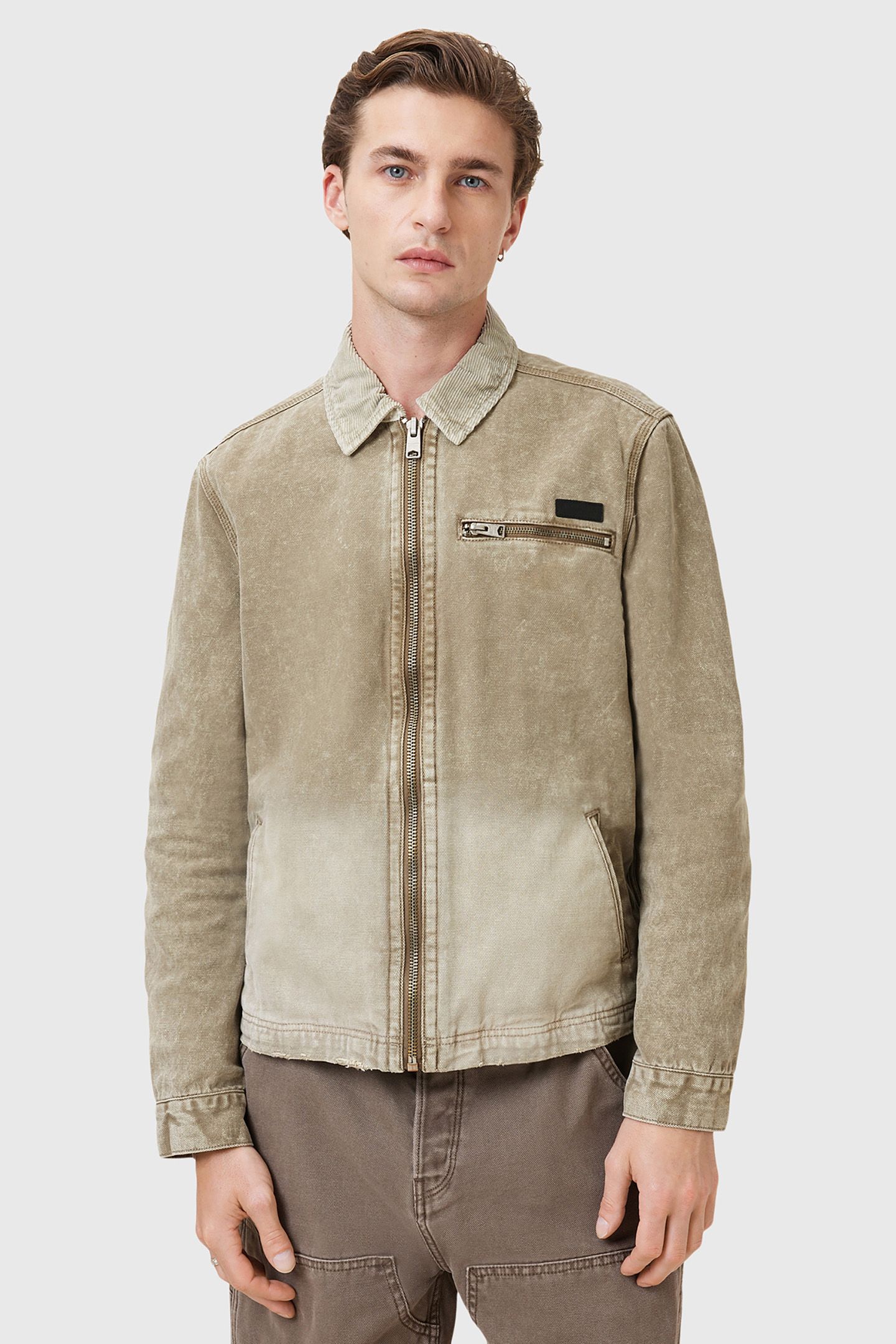 ROTHWELL WASHED JKT MIRE BROWN 1
