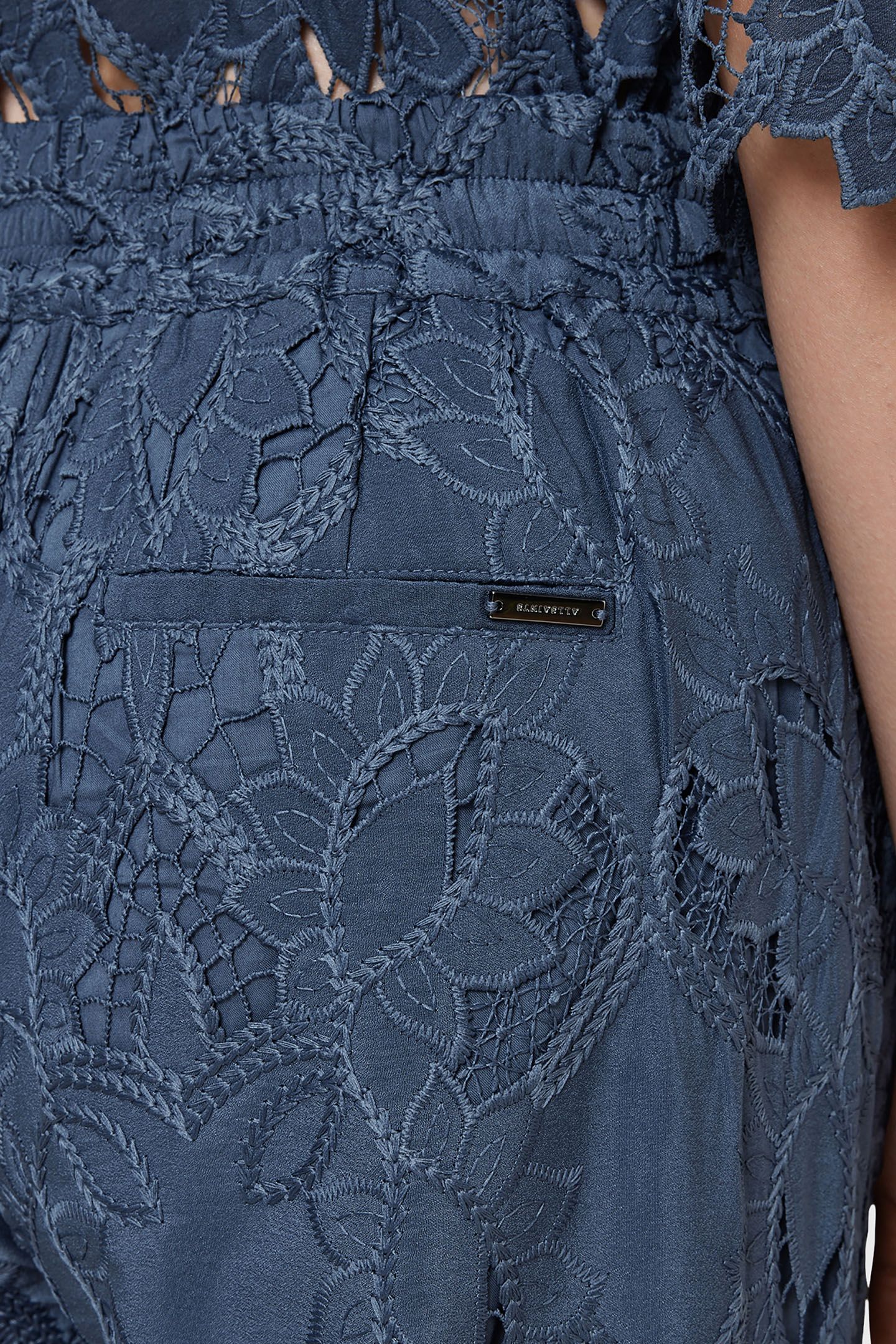 CHARLI EMB TROUSER DUSTY BLUE 8