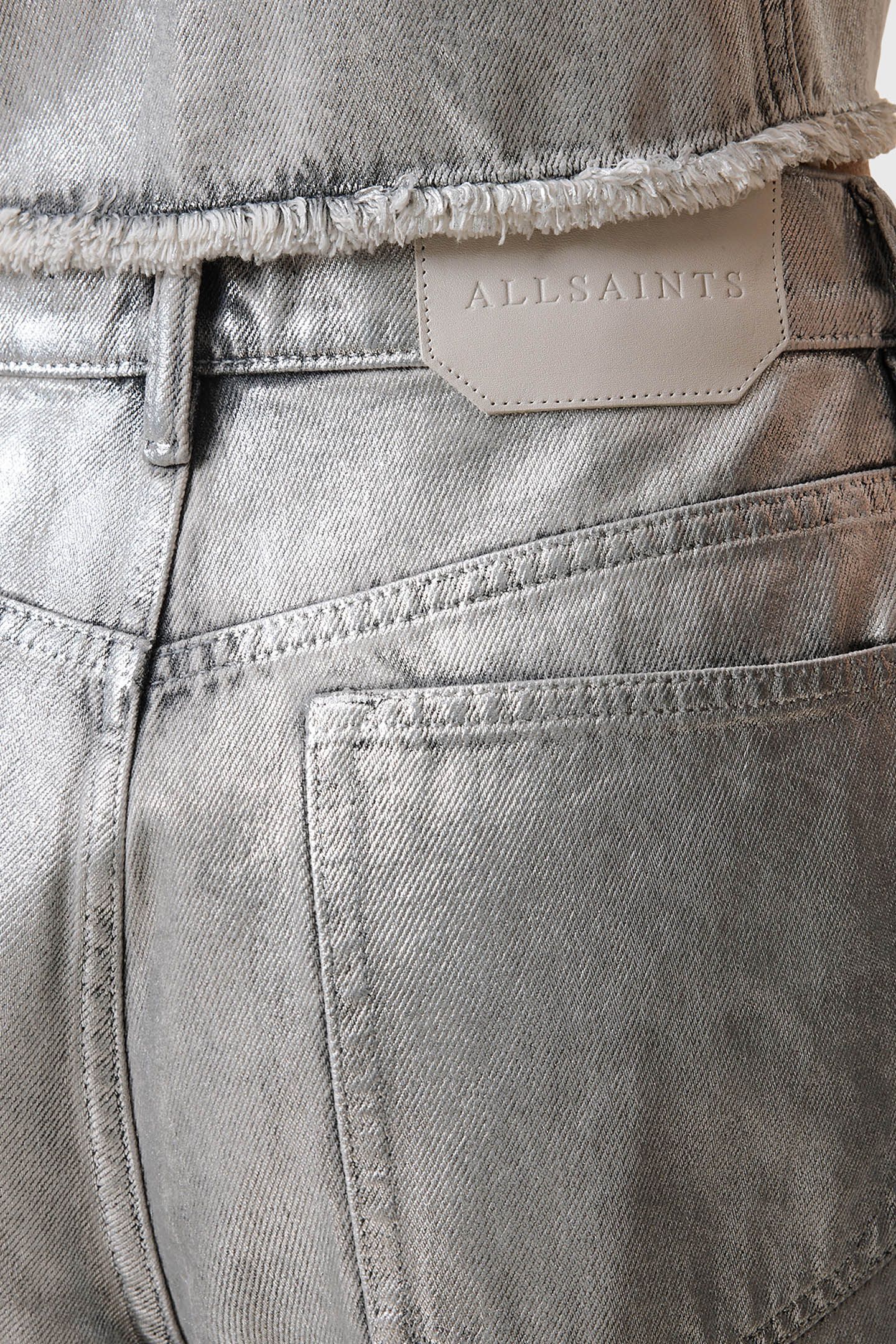 LOUIE LONG SHORT METALLIC SILVER 8