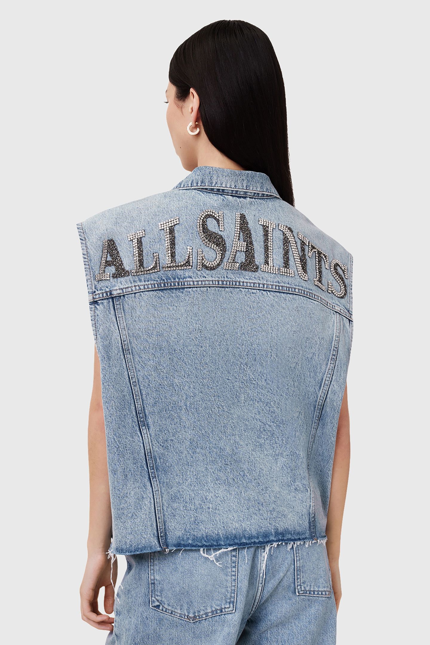 LAURA EMB SL JACKET LIGHT INDIGO 2