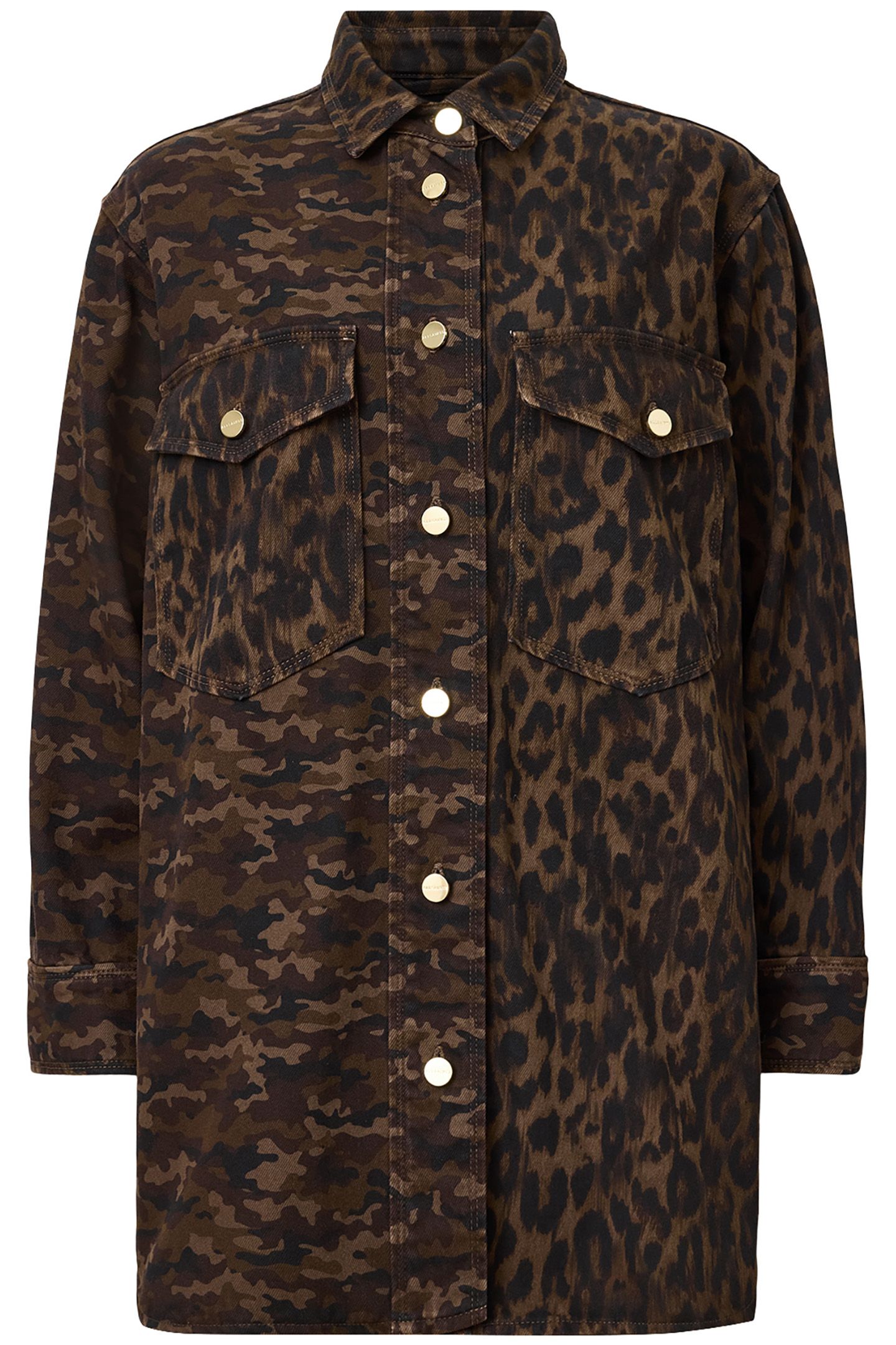 FAYE SHACKET DRESS CAMO BROWN 4