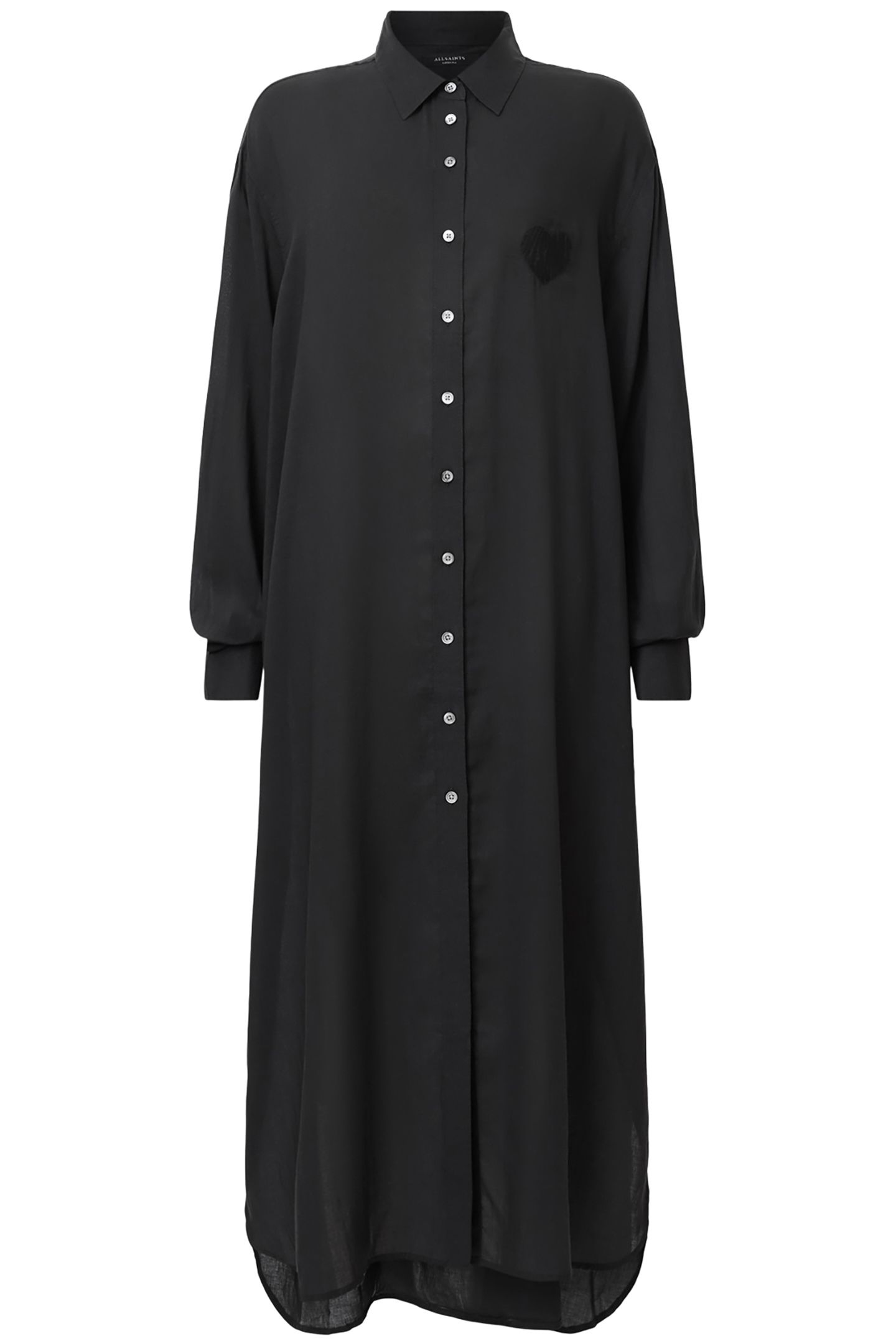 EZRA SHIRT DRESS BLACK 3