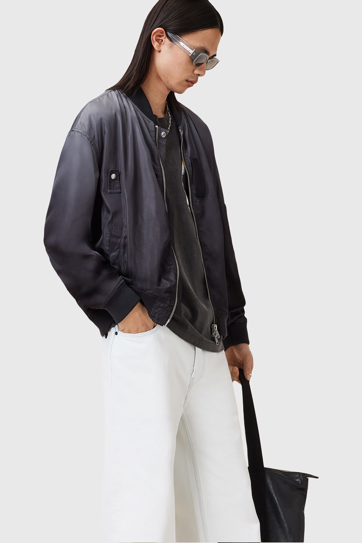 CASCADE BOMBER WASHED BLACK 6