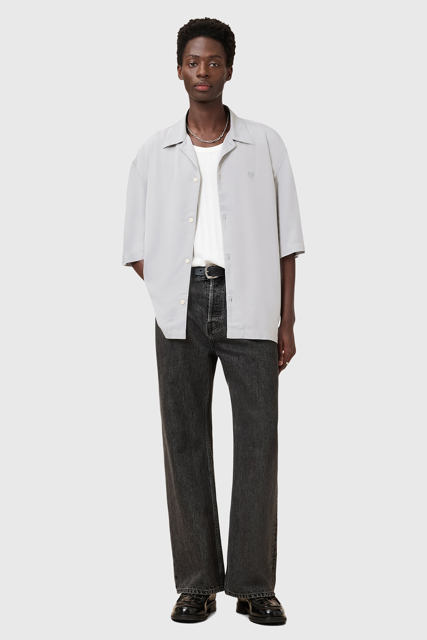 RIALTO SS SHIRT CRAG GREY 3