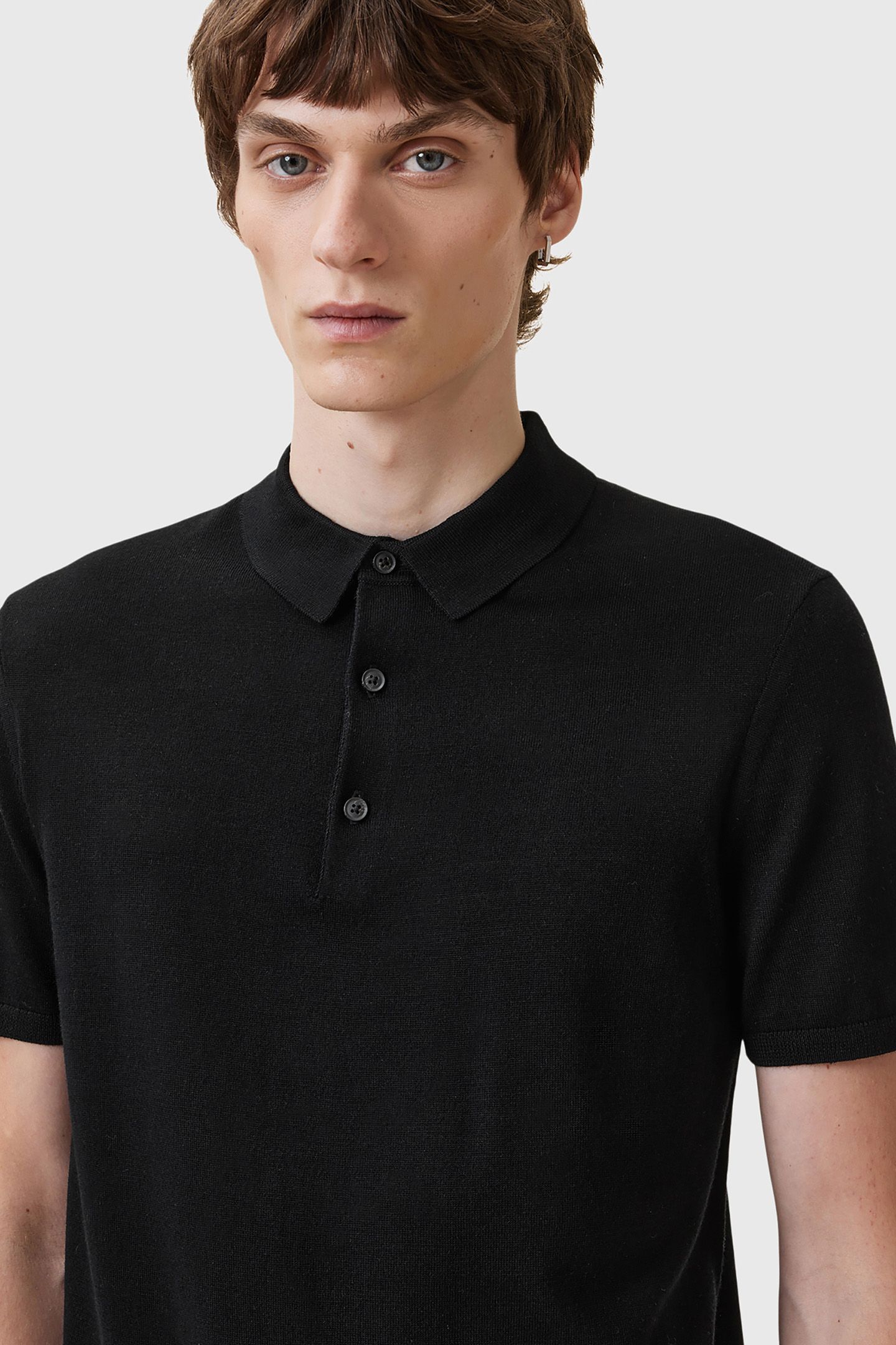 MAES MERINO SS POLO BLACK 7