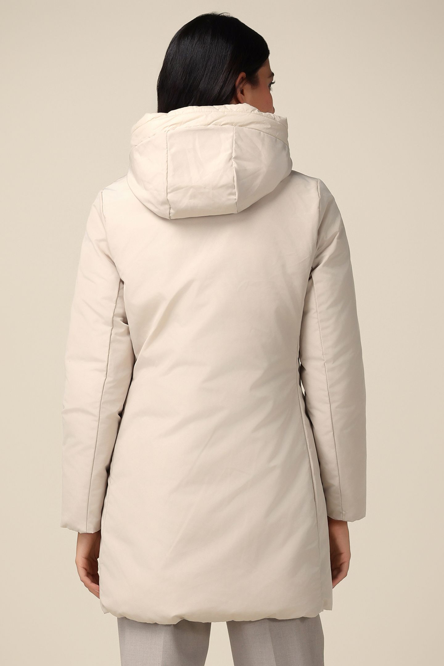 REVERSIBLE PARKA WITH HOOD WHITE 2
