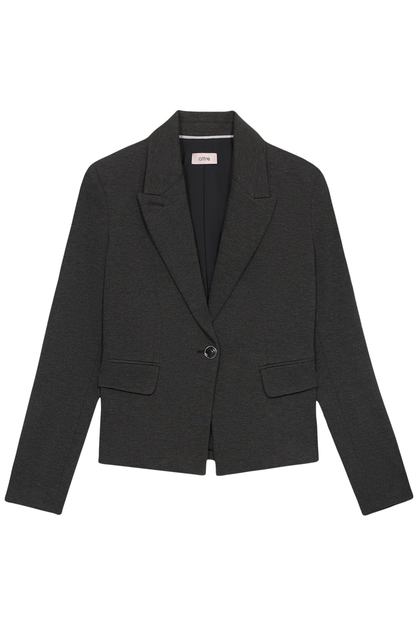 MILANO KNIT FABRIC BLAZER GREY 3